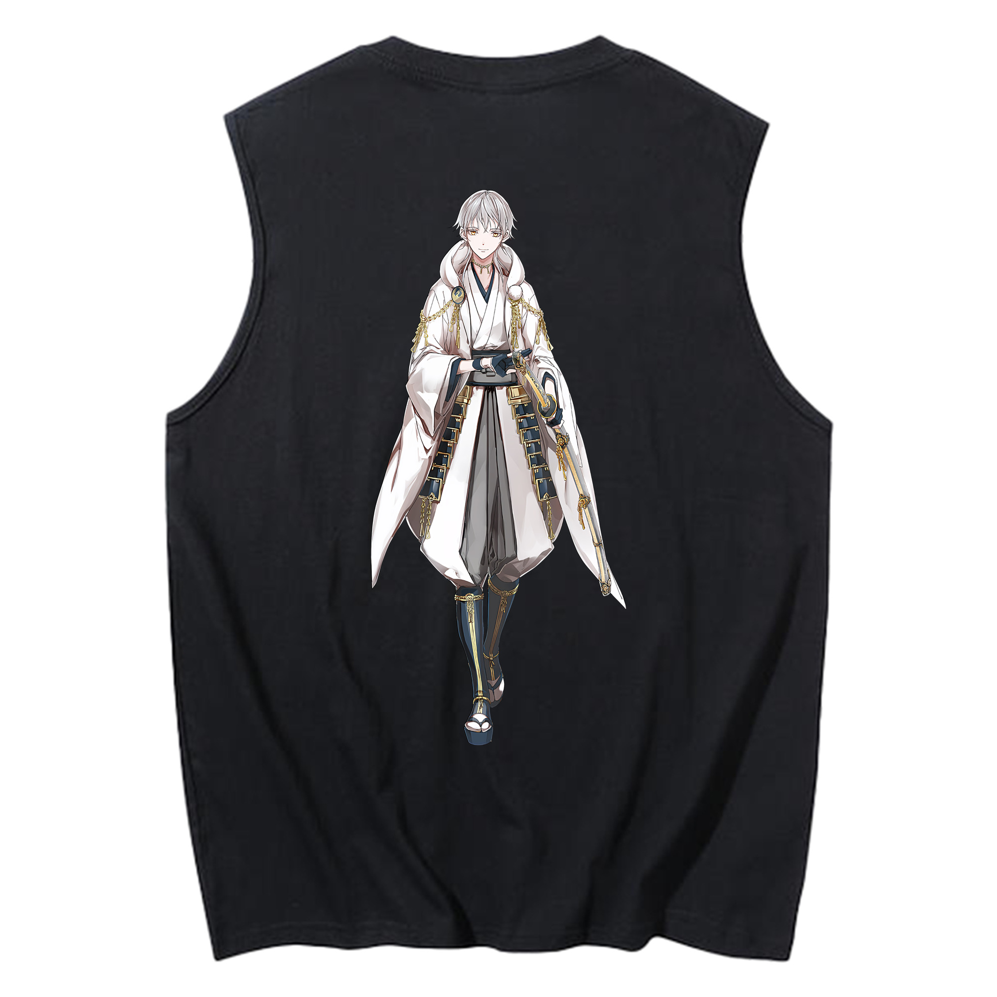 （画像用） 刀剣乱舞 Touken Ranbu コットン100％タンクトップ（背面プリント）