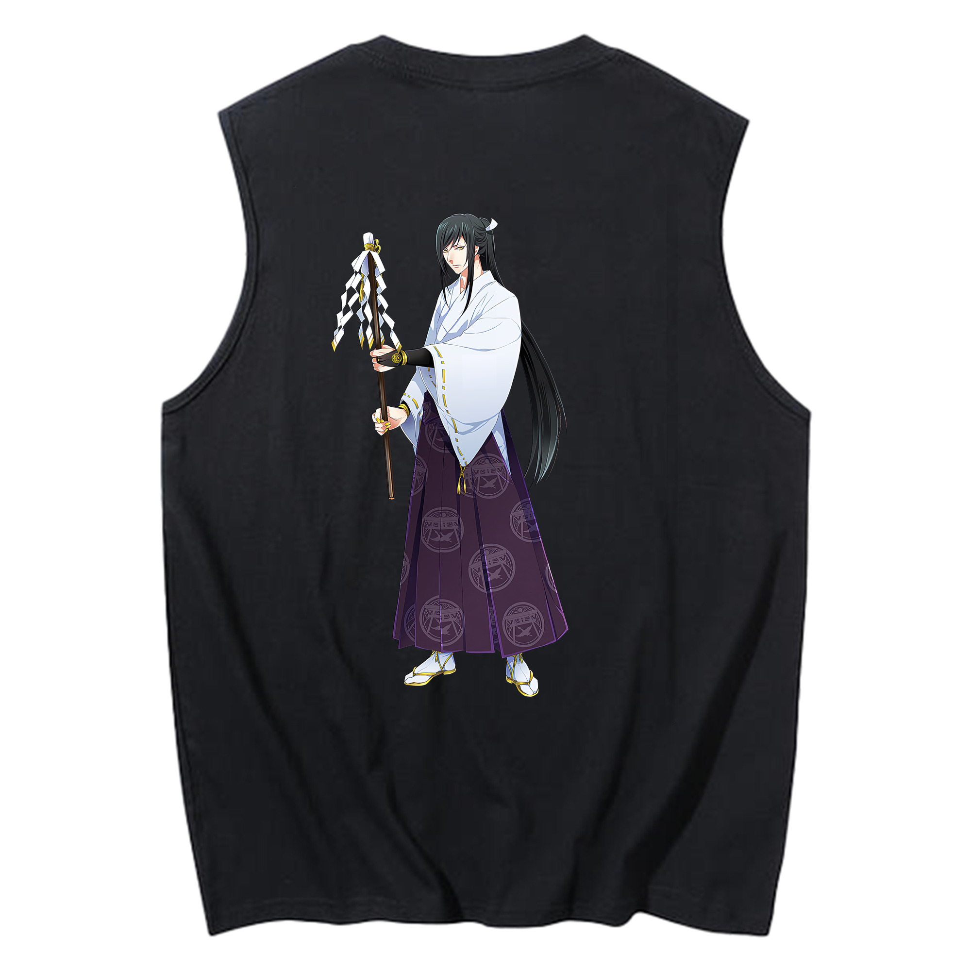 （画像用） 刀剣乱舞 Touken Ranbu コットン100％タンクトップ（背面プリント）