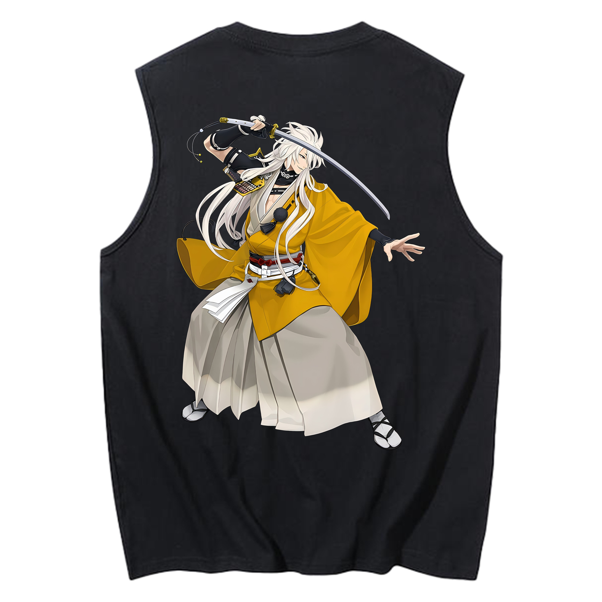 （画像用） 刀剣乱舞 Touken Ranbu コットン100％タンクトップ（背面プリント）