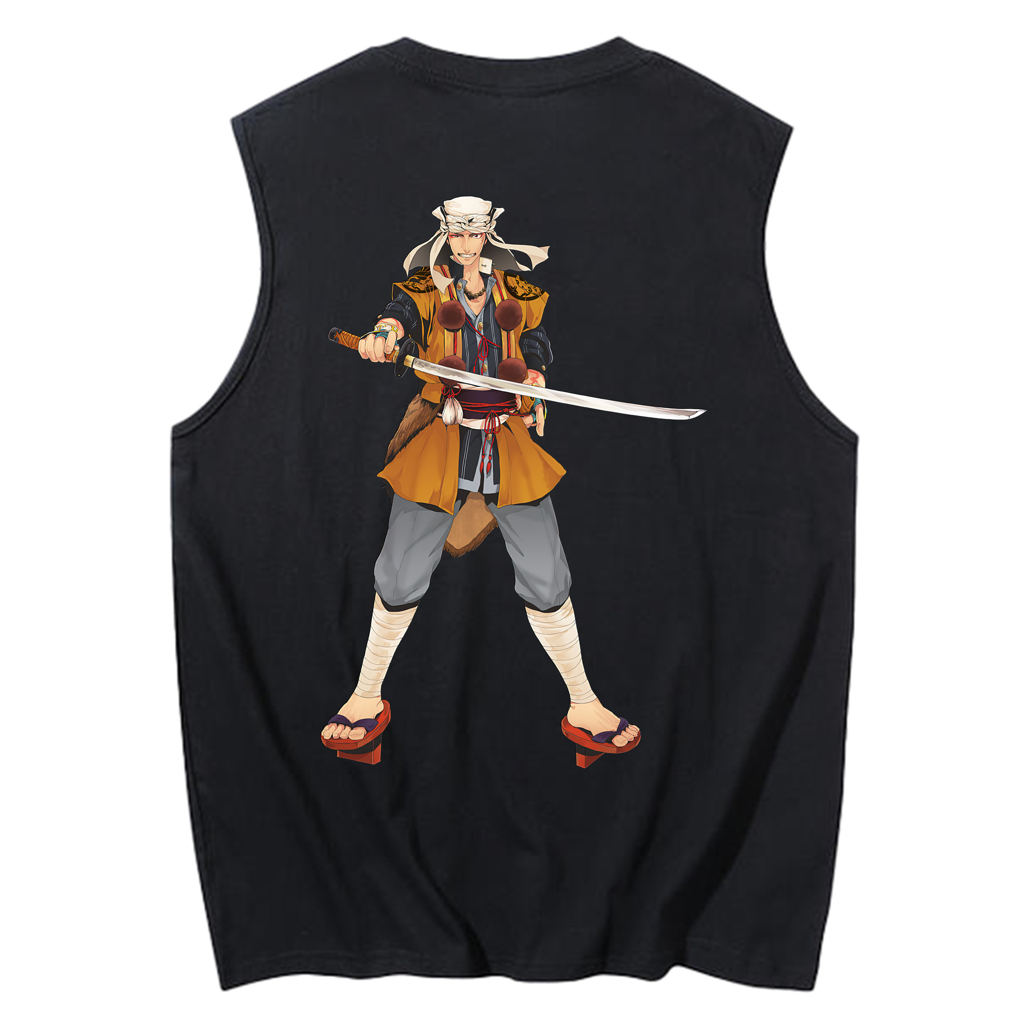 （画像用） 刀剣乱舞 Touken Ranbu コットン100％タンクトップ（背面プリント）