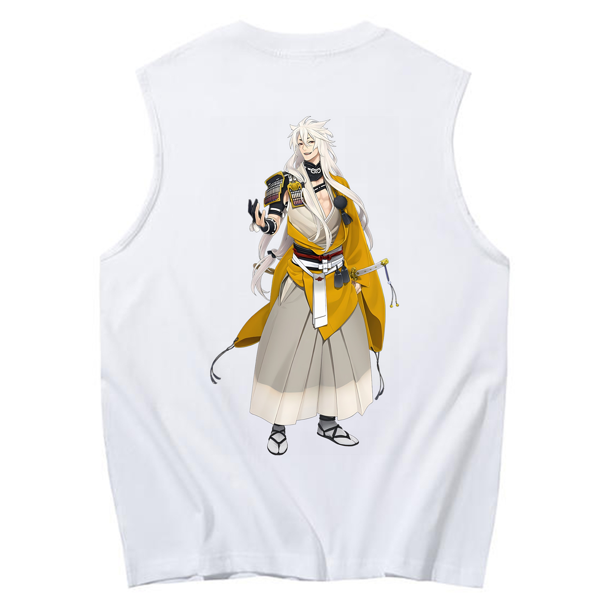 （画像用） 刀剣乱舞 Touken Ranbu コットン100％タンクトップ（背面プリント）