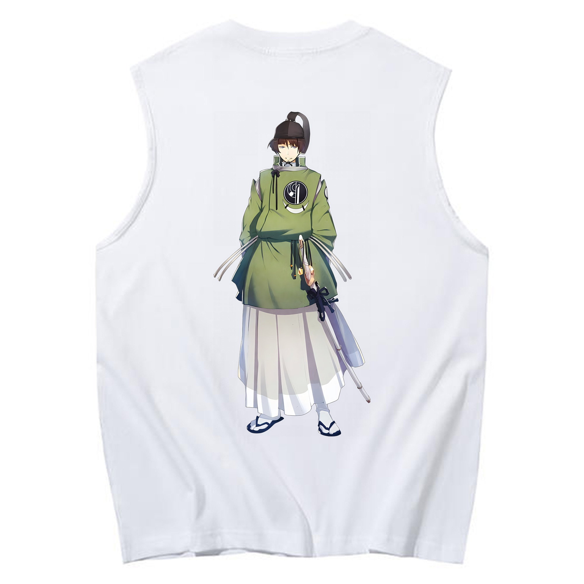（画像用） 刀剣乱舞 Touken Ranbu コットン100％タンクトップ（背面プリント）