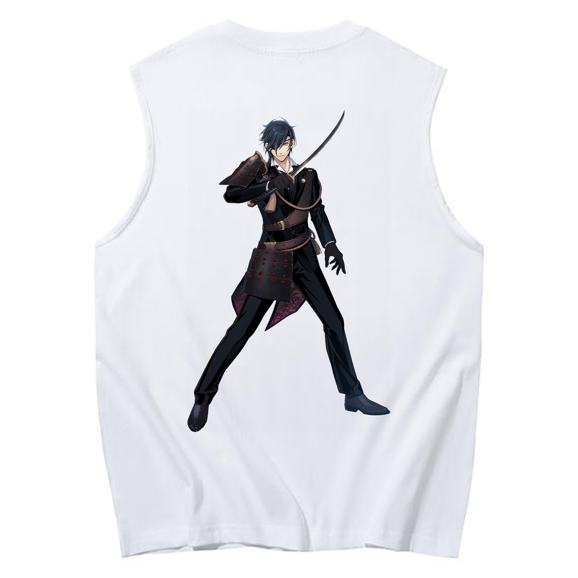（画像用） 刀剣乱舞 Touken Ranbu コットン100％タンクトップ（背面プリント）
