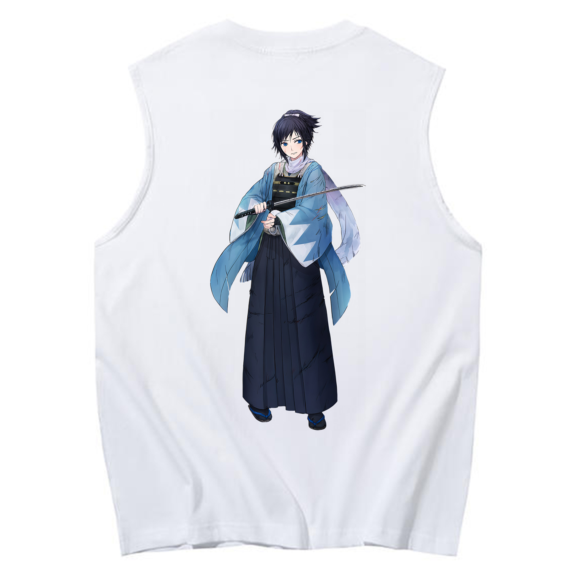 （画像用） 刀剣乱舞 Touken Ranbu コットン100％タンクトップ（背面プリント）