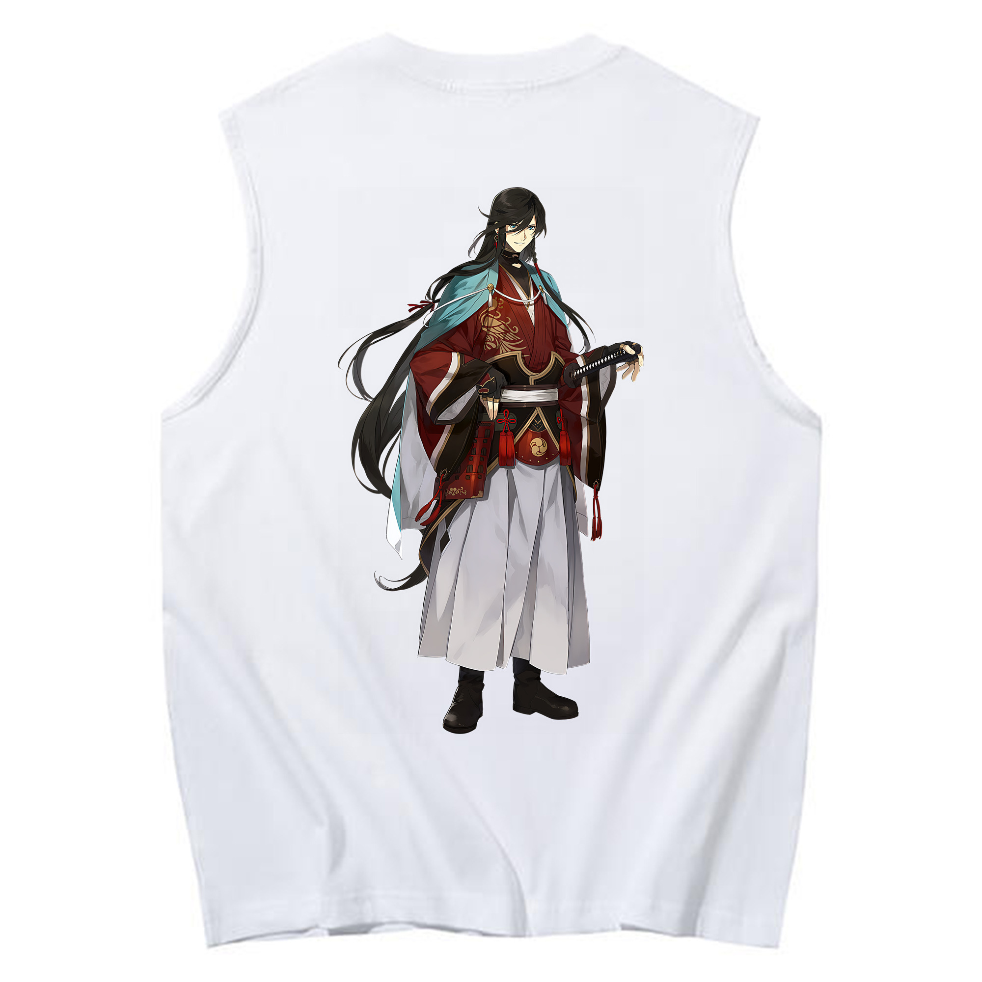 （画像用） 刀剣乱舞 Touken Ranbu コットン100％タンクトップ（背面プリント）