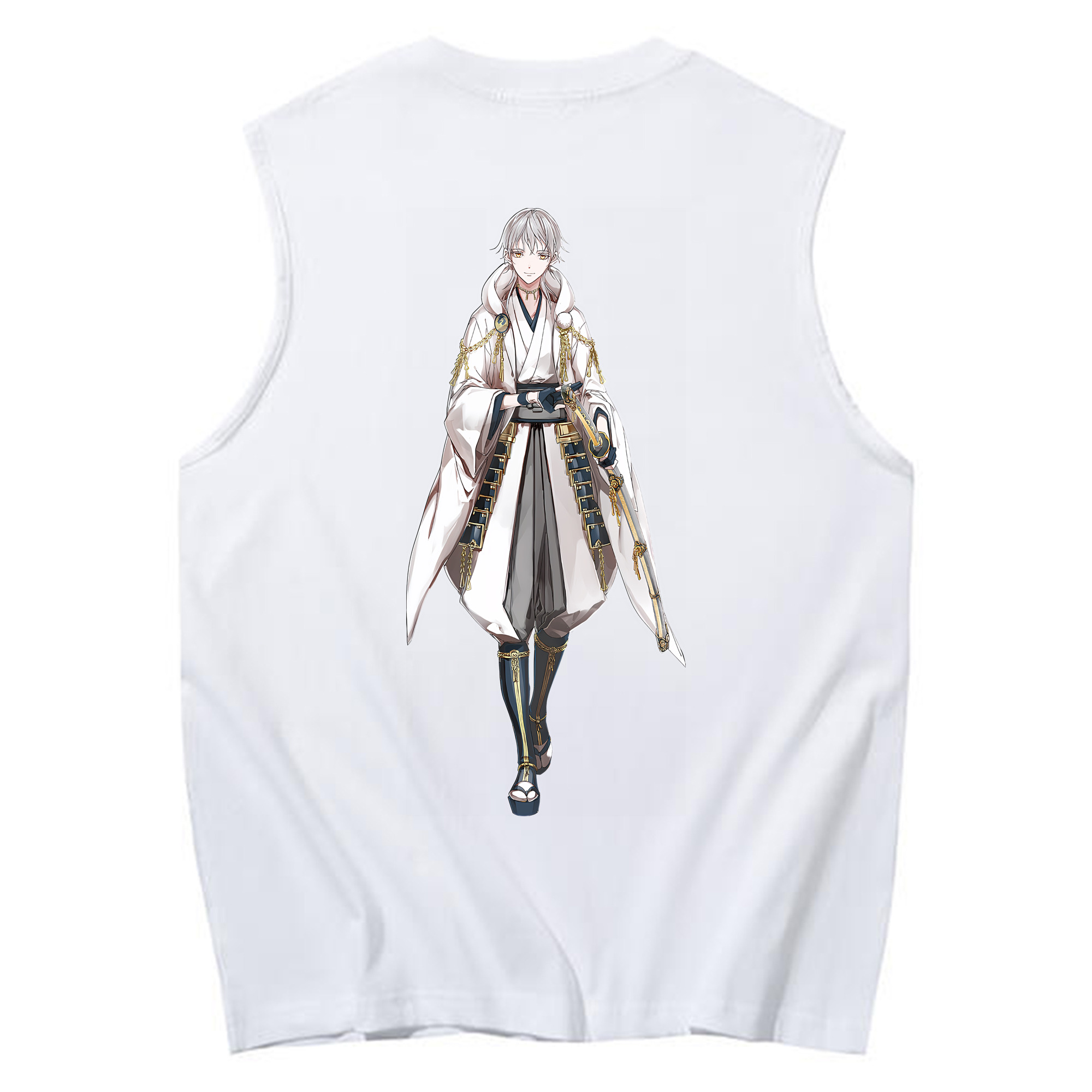 （画像用） 刀剣乱舞 Touken Ranbu コットン100％タンクトップ（背面プリント）