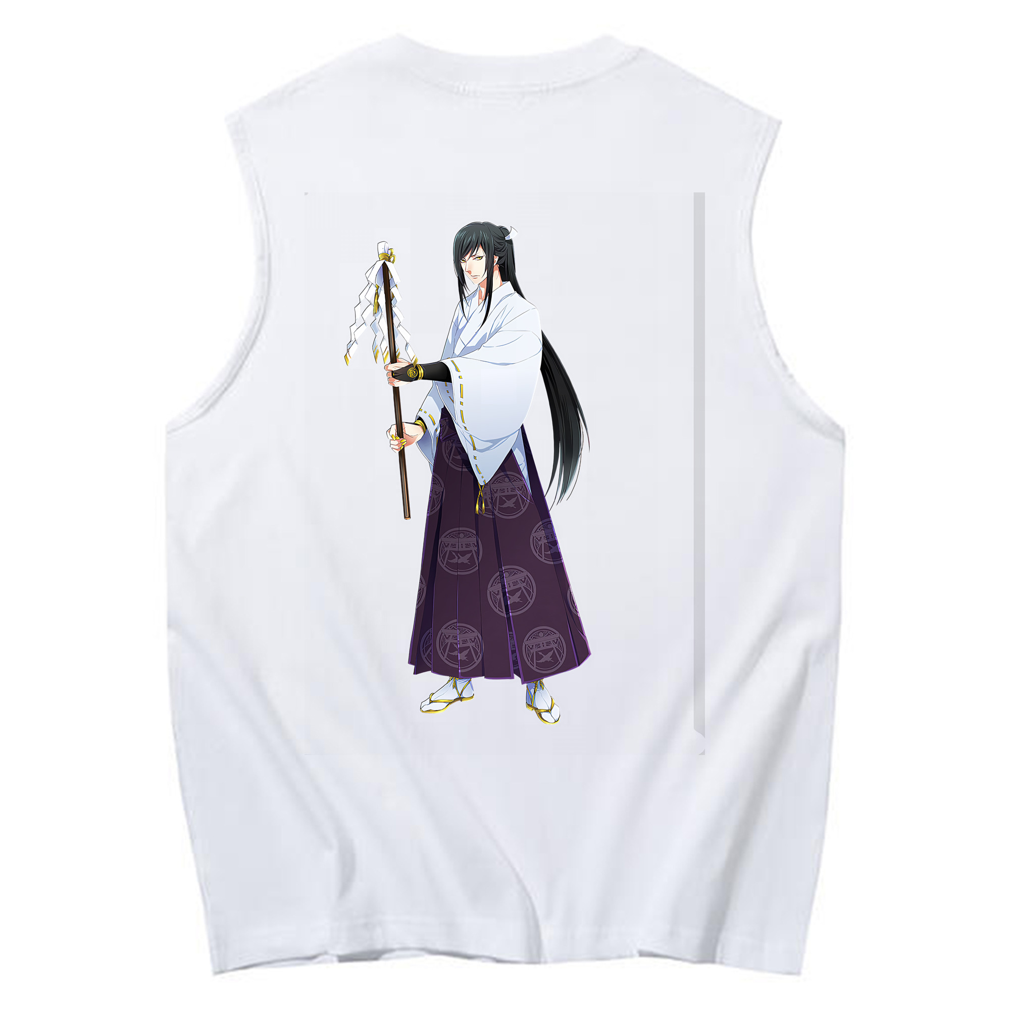（画像用） 刀剣乱舞 Touken Ranbu コットン100％タンクトップ（背面プリント）