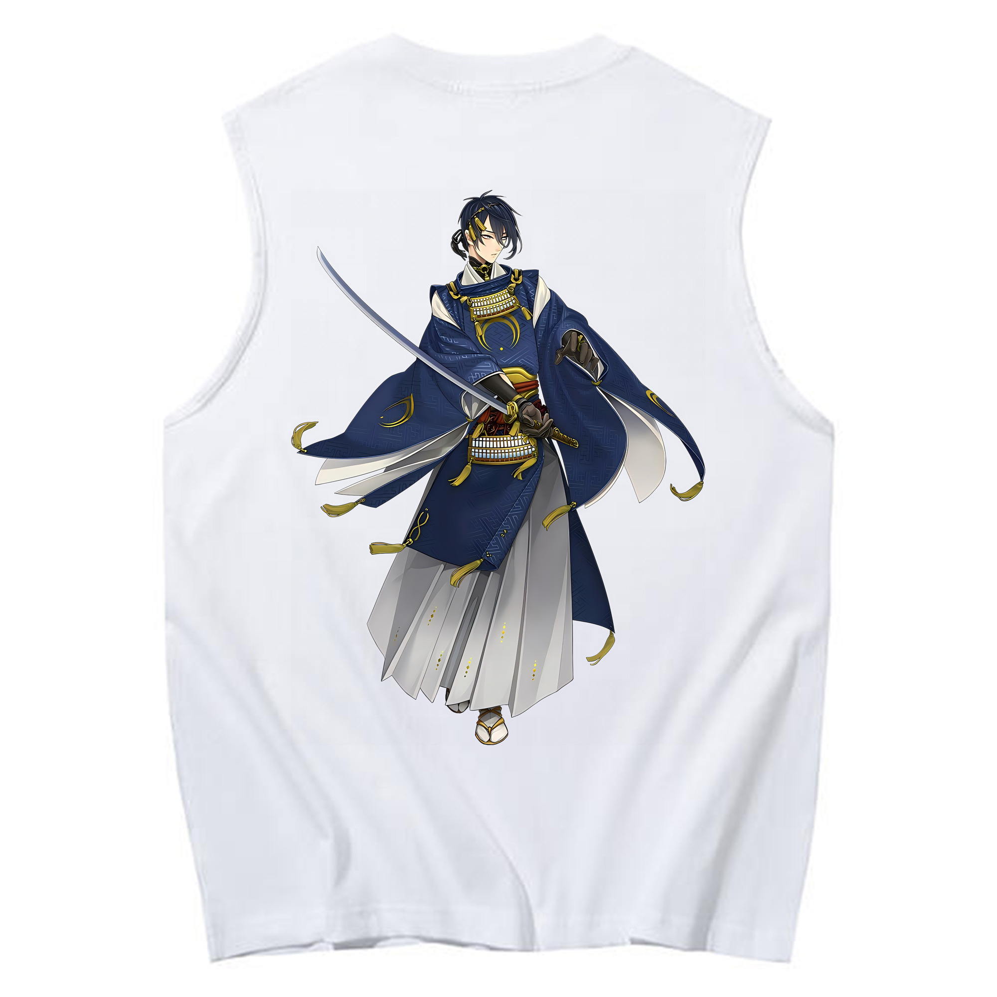 （画像用） 刀剣乱舞 Touken Ranbu コットン100％タンクトップ（背面プリント）