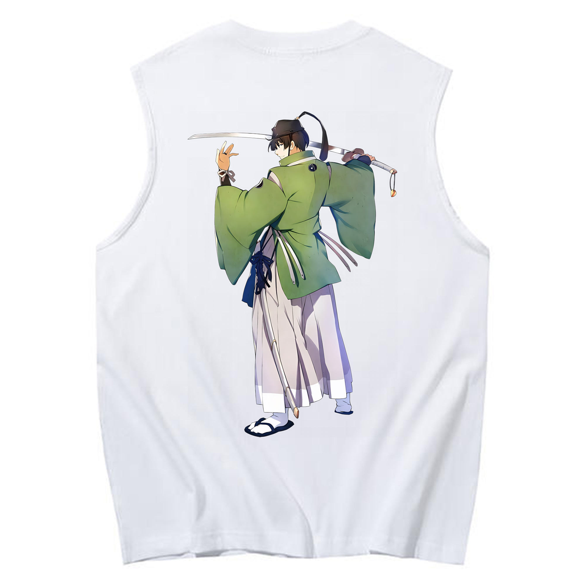 （画像用） 刀剣乱舞 Touken Ranbu コットン100％タンクトップ（背面プリント）