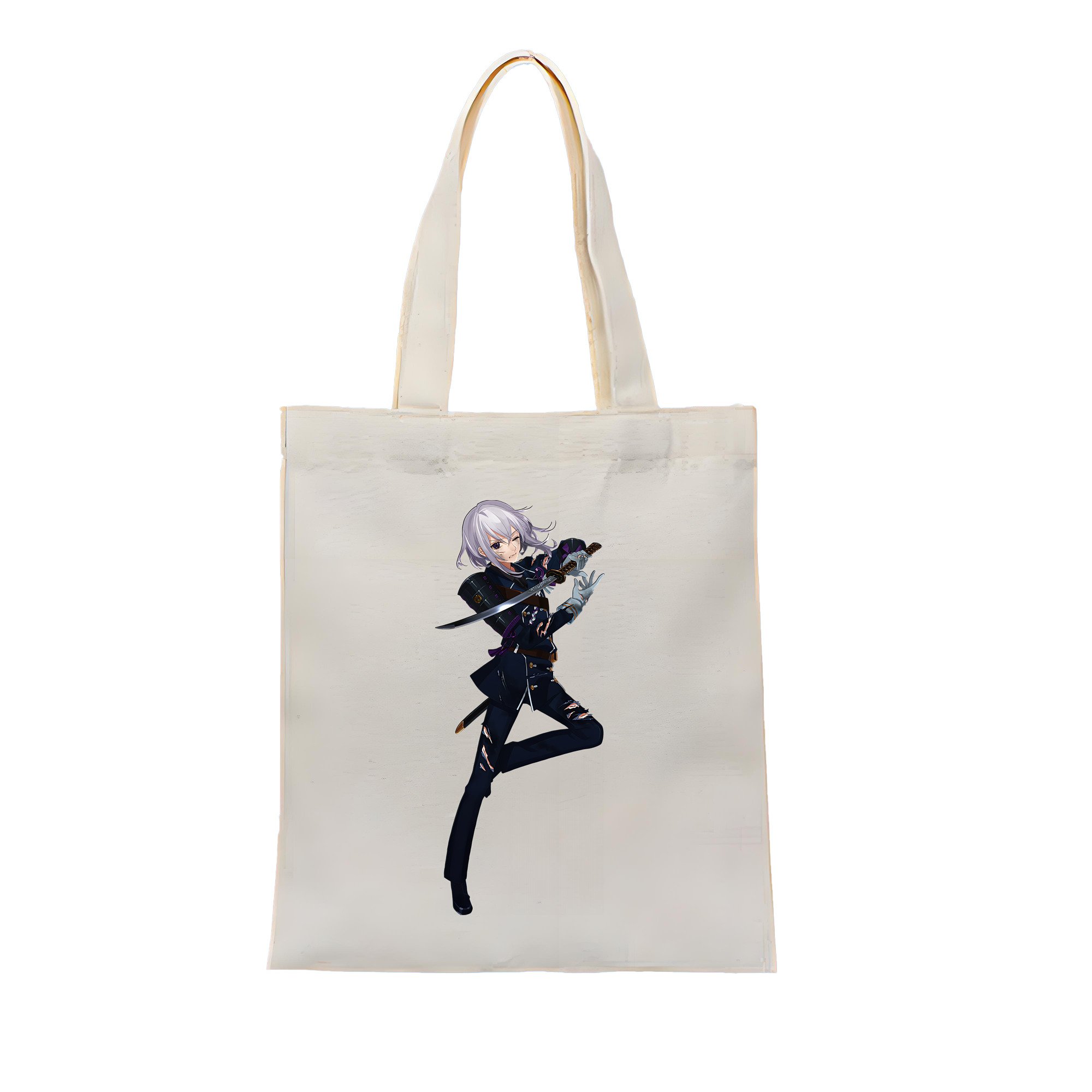 （画像用） 刀剣乱舞 Touken Ranbu 縦型キャンバス生地手提げバッグ　トートバッグ