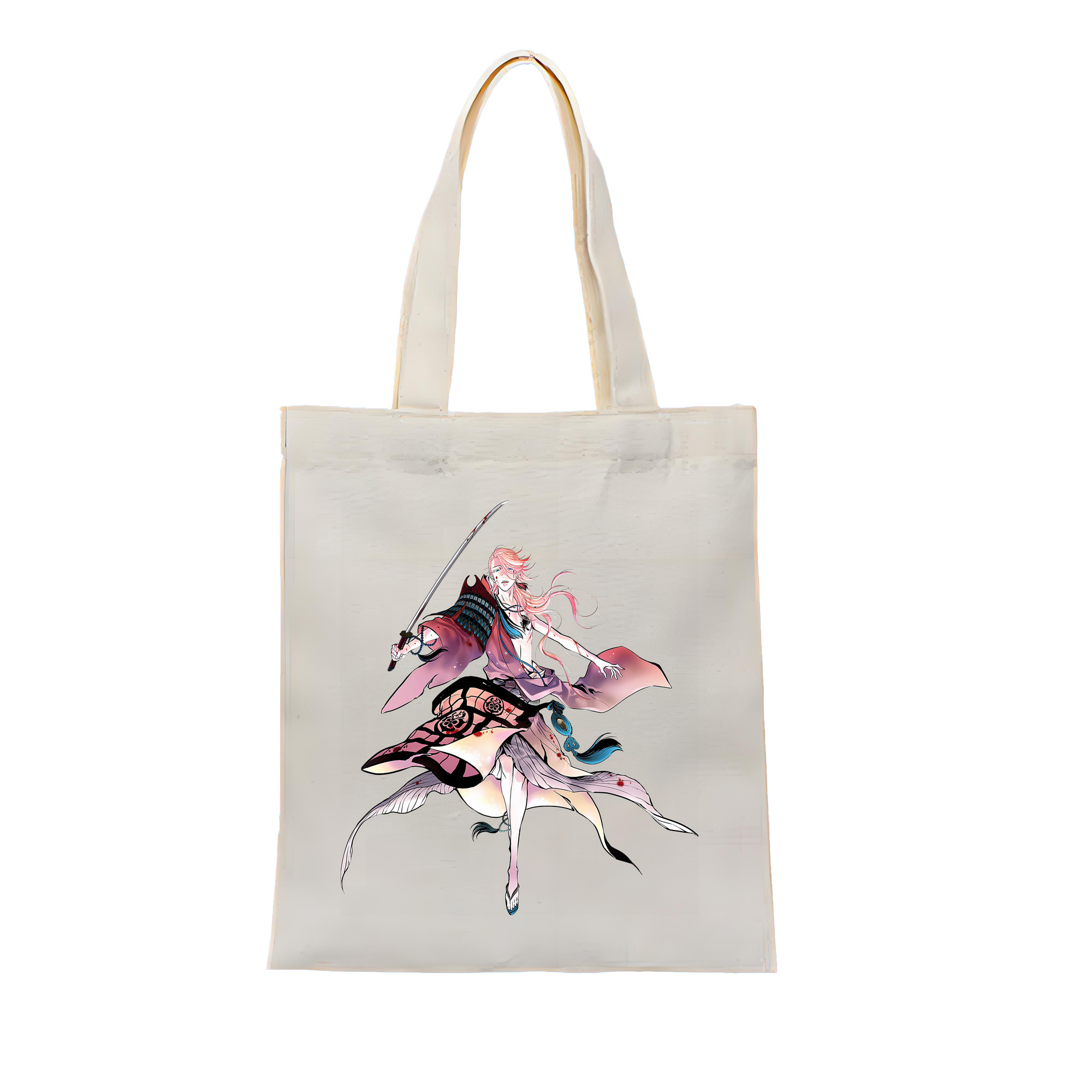 （画像用） 刀剣乱舞 Touken Ranbu 縦型キャンバス生地手提げバッグ　トートバッグ