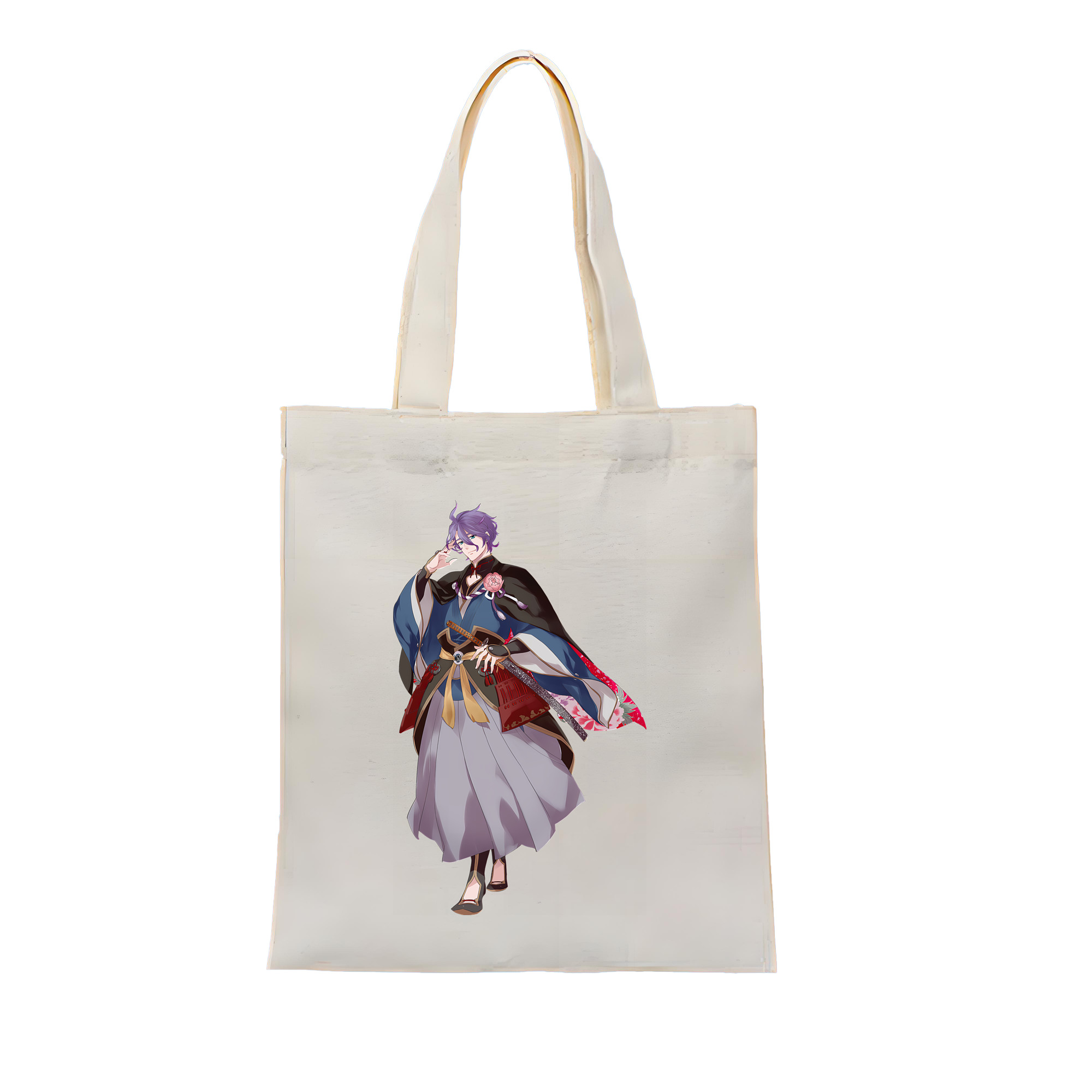 （画像用） 刀剣乱舞 Touken Ranbu 縦型キャンバス生地手提げバッグ　トートバッグ