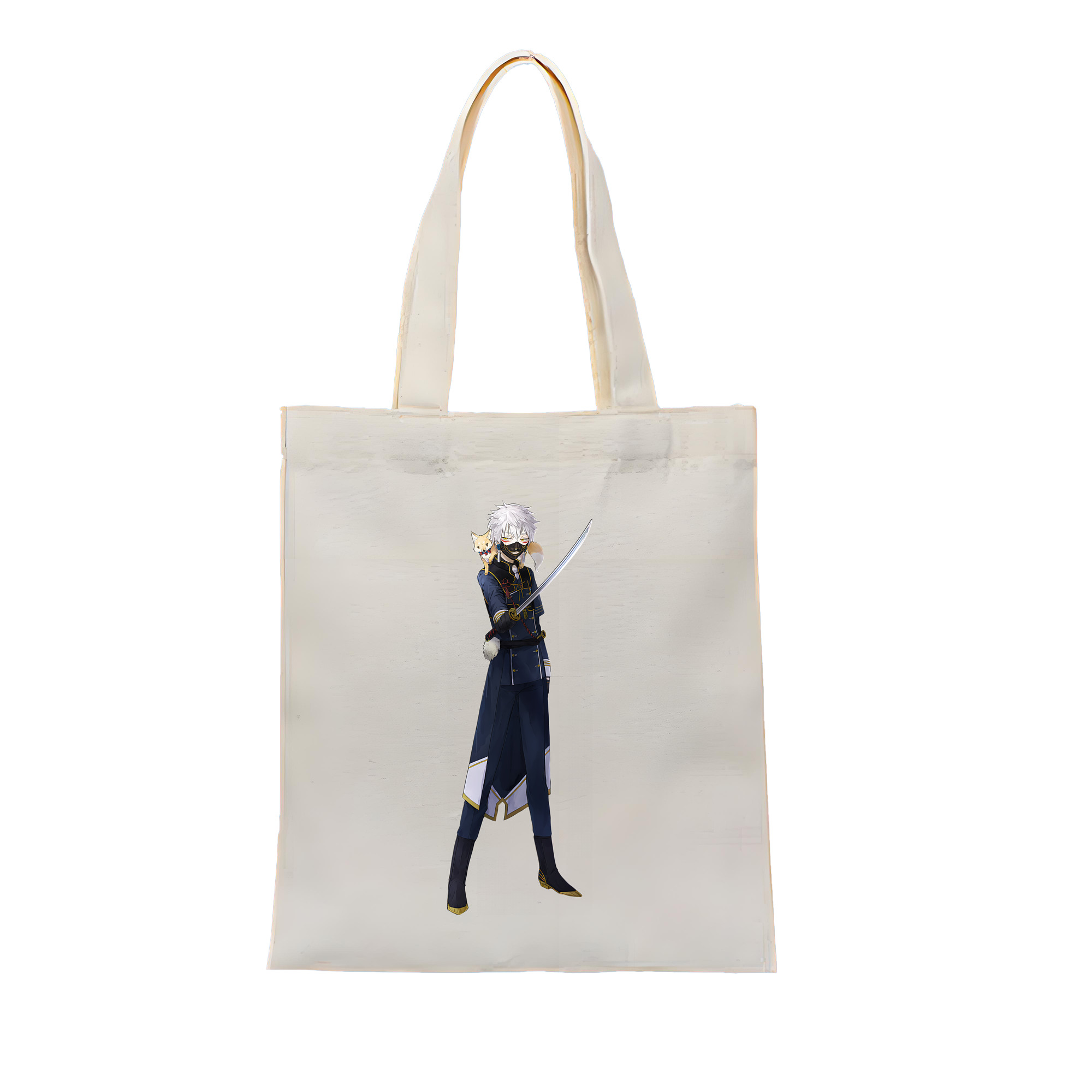 （画像用） 刀剣乱舞 Touken Ranbu 縦型キャンバス生地手提げバッグ　トートバッグ