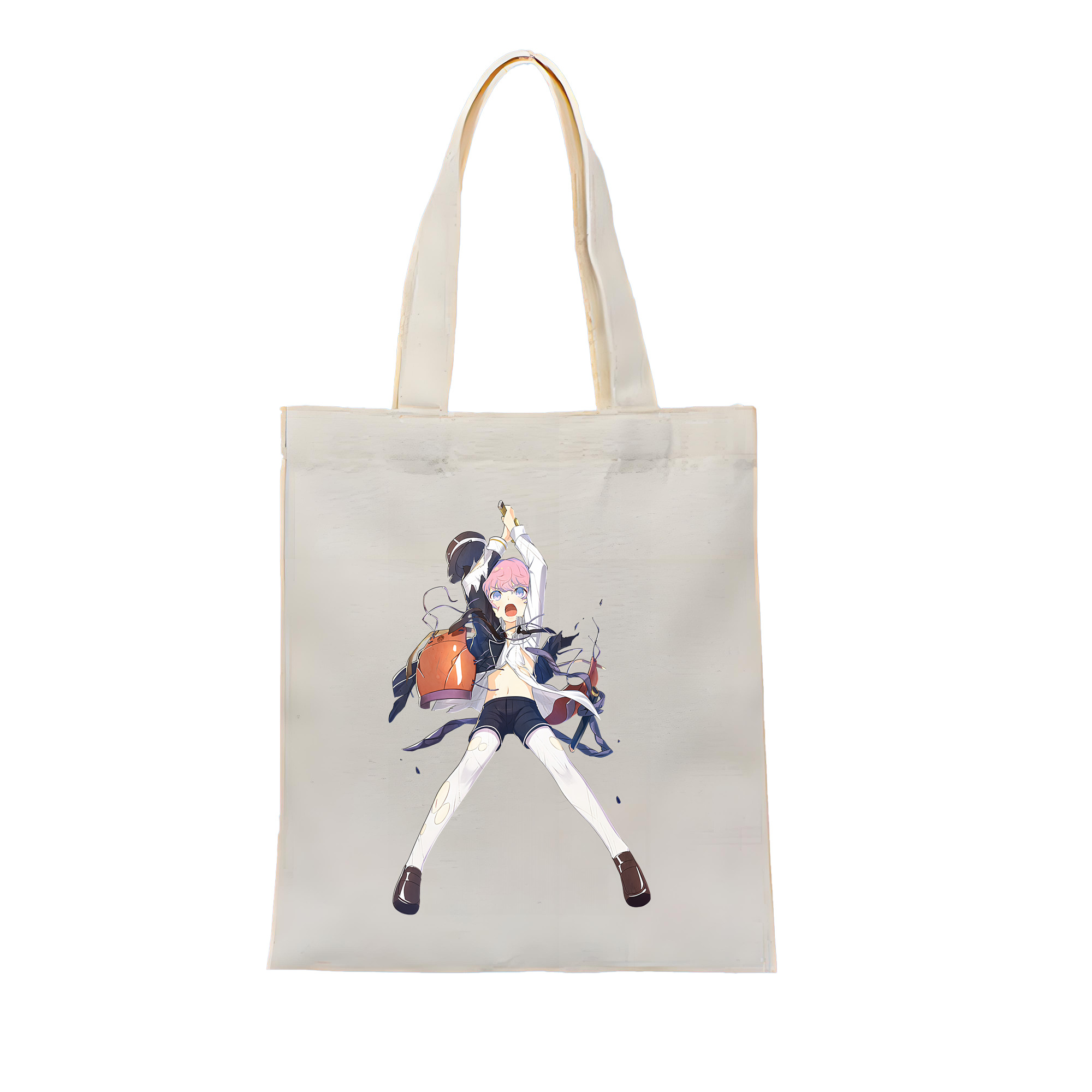 （画像用） 刀剣乱舞 Touken Ranbu 縦型キャンバス生地手提げバッグ　トートバッグ