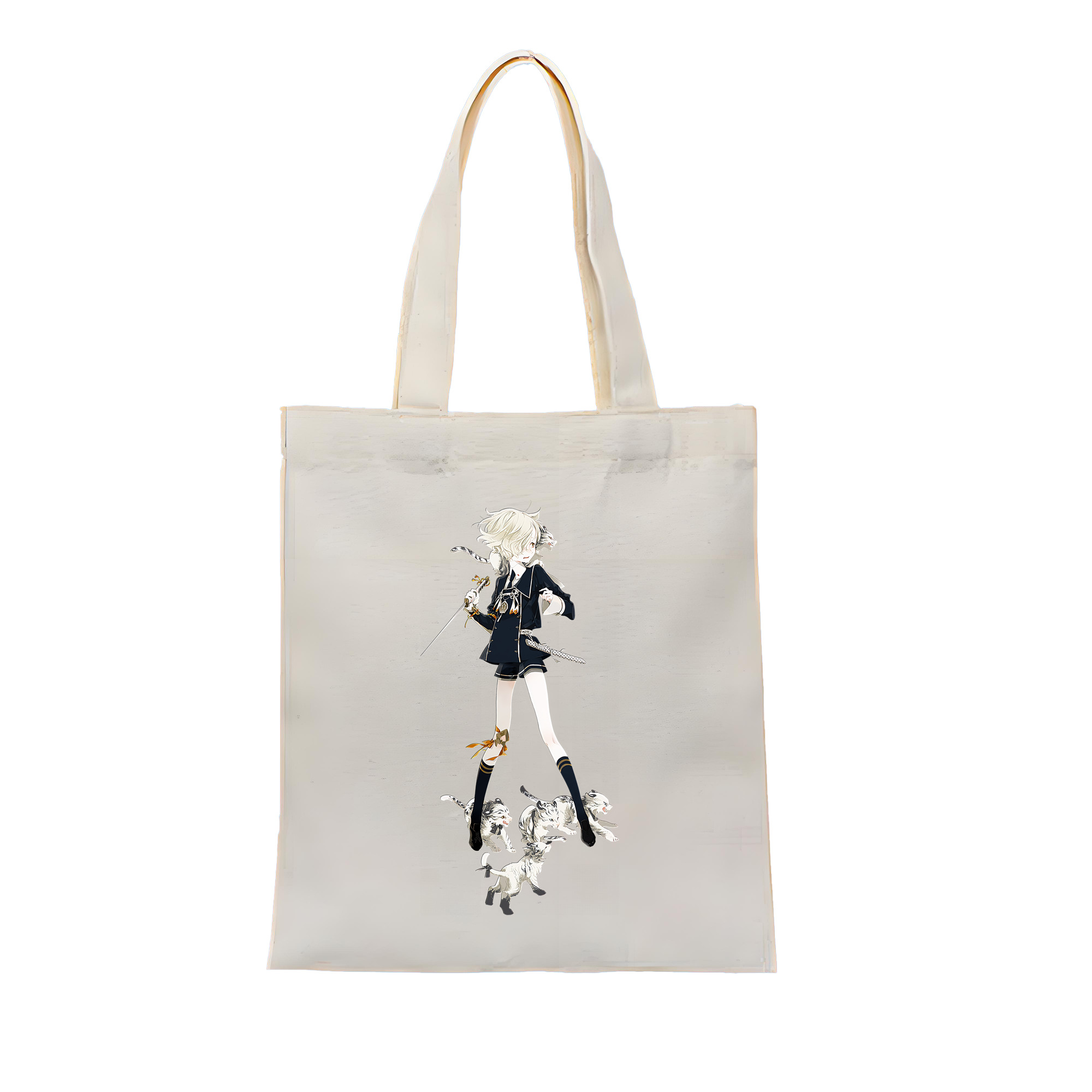 （画像用） 刀剣乱舞 Touken Ranbu 縦型キャンバス生地手提げバッグ　トートバッグ