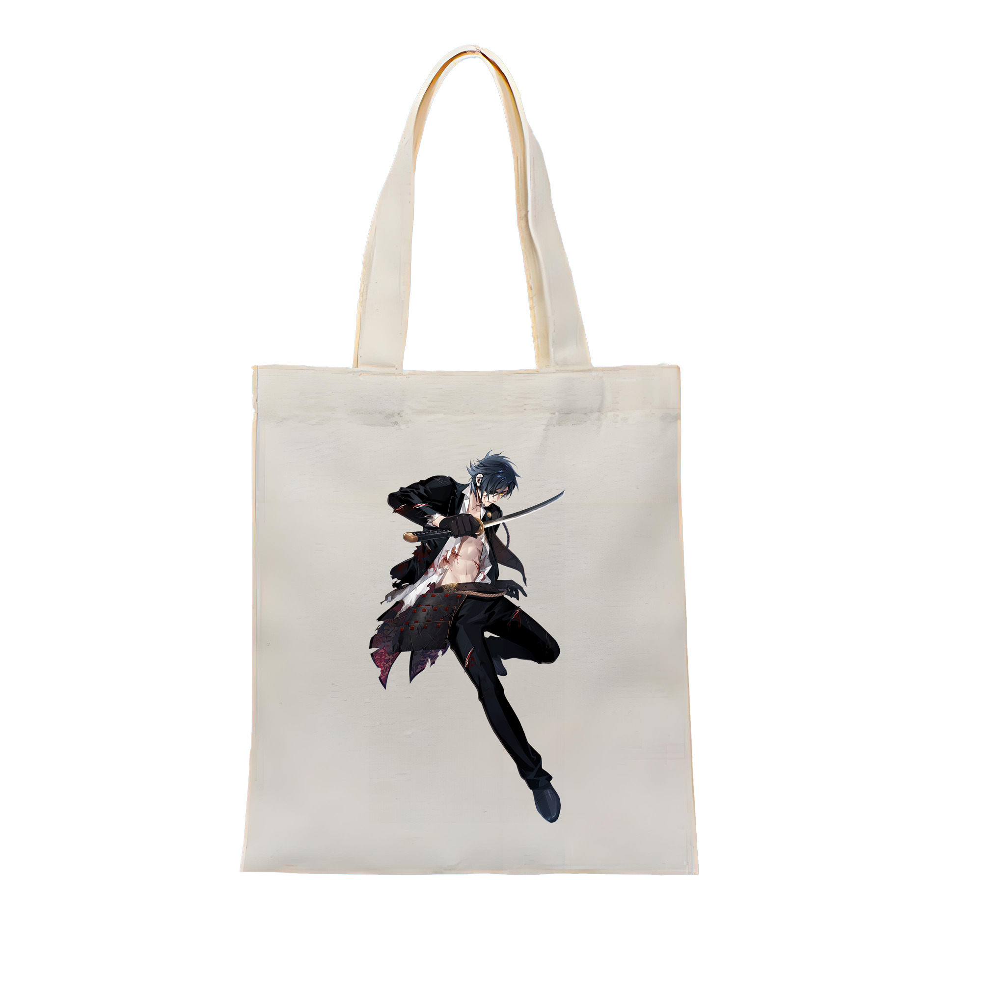 （画像用） 刀剣乱舞 Touken Ranbu 縦型キャンバス生地手提げバッグ　トートバッグ