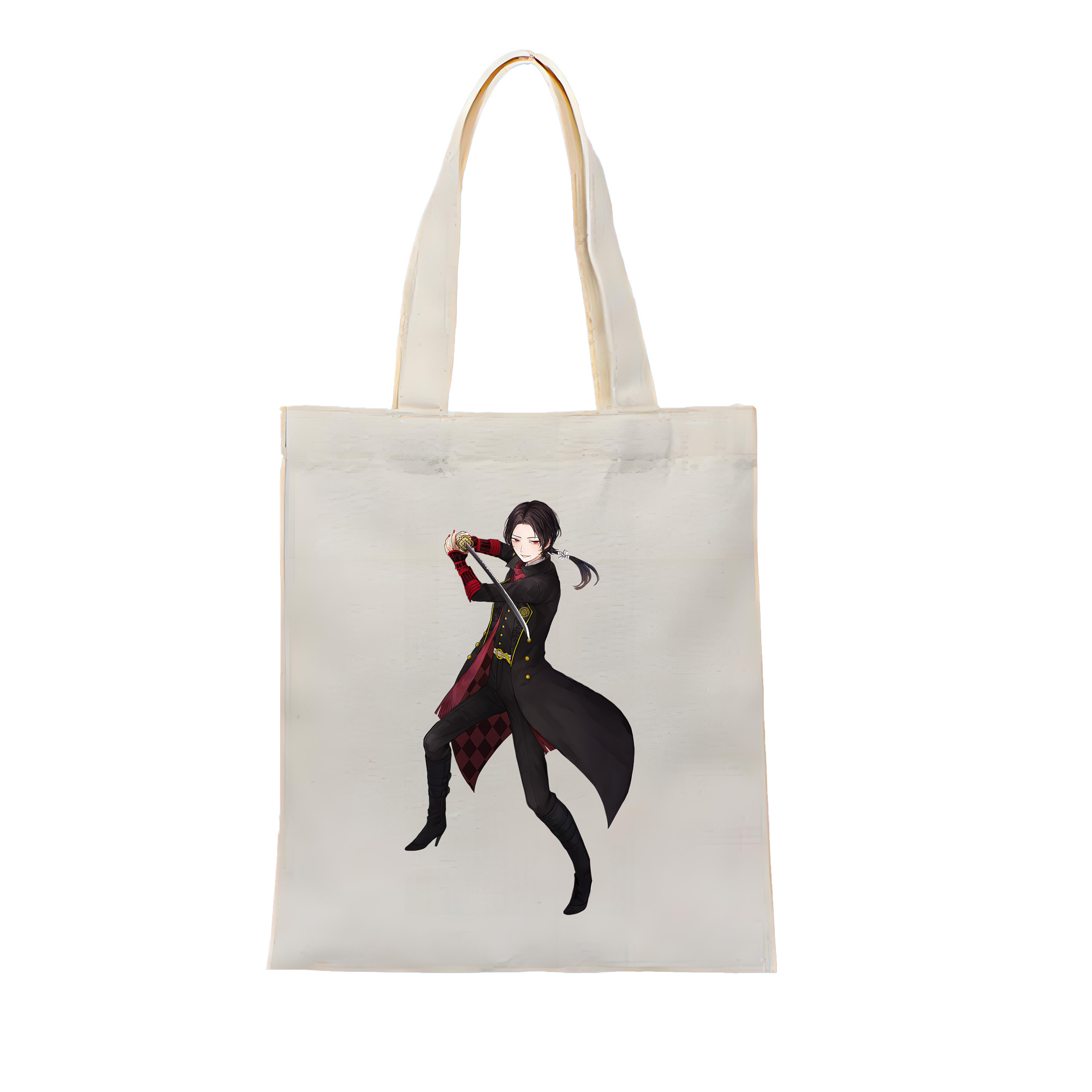 （画像用） 刀剣乱舞 Touken Ranbu 縦型キャンバス生地手提げバッグ　トートバッグ