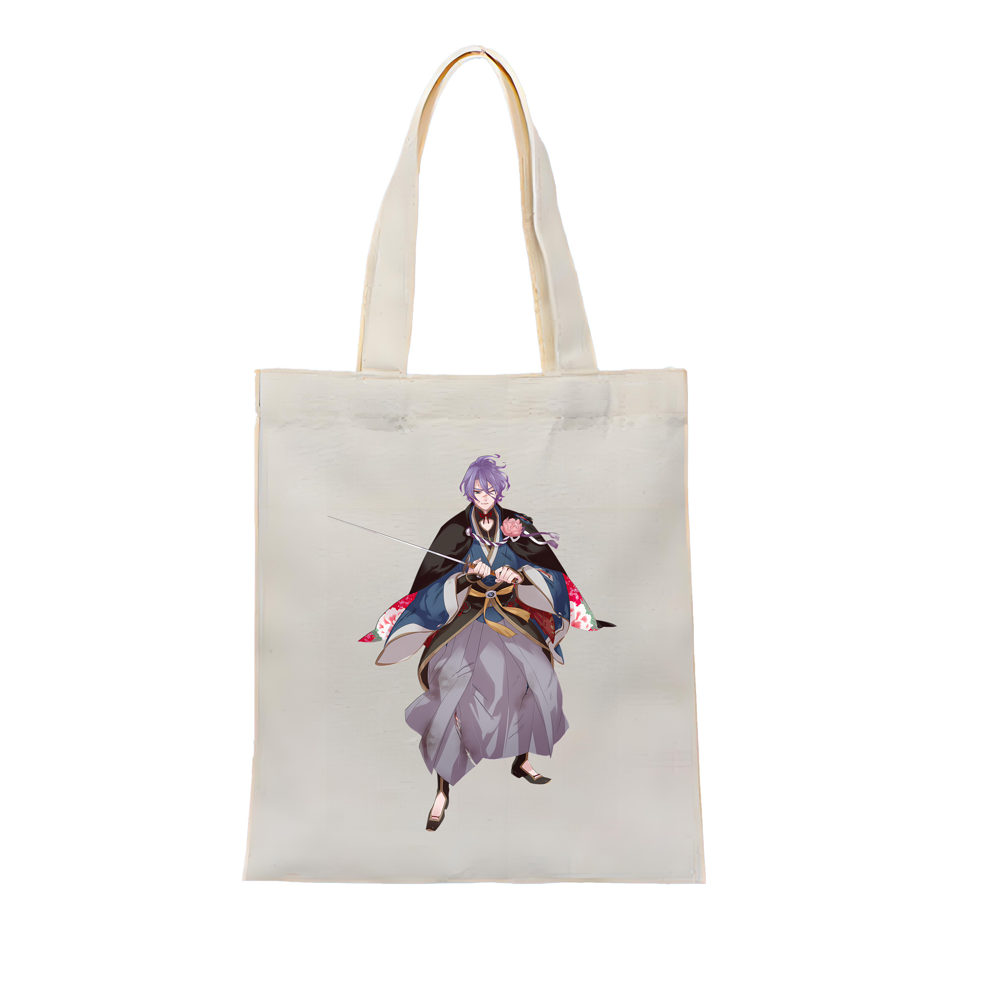 （画像用） 刀剣乱舞 Touken Ranbu 縦型キャンバス生地手提げバッグ　トートバッグ