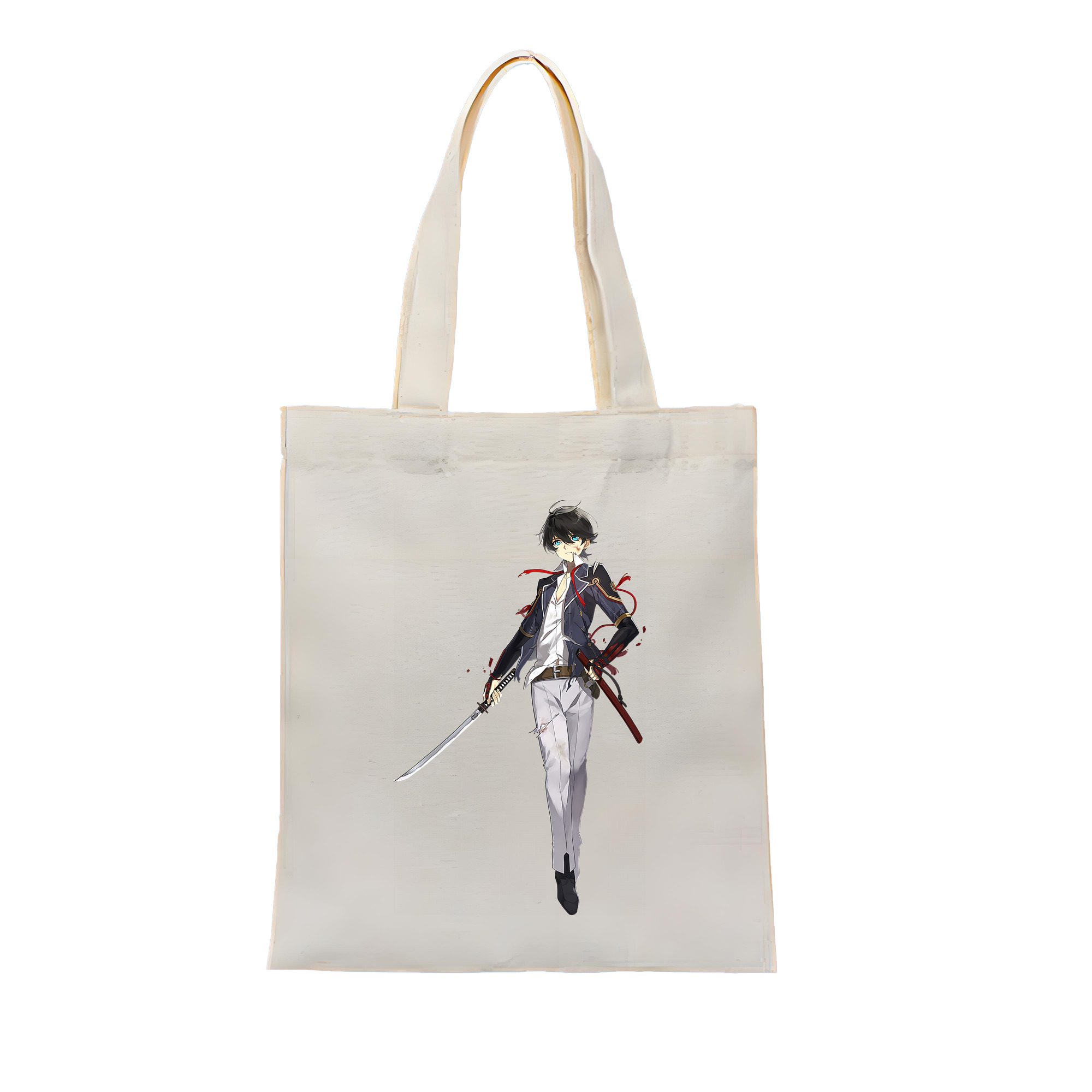 （画像用） 刀剣乱舞 Touken Ranbu 縦型キャンバス生地手提げバッグ　トートバッグ