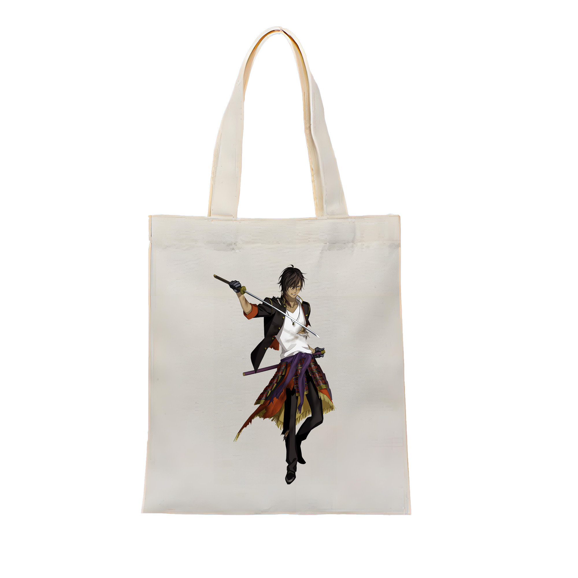 （画像用） 刀剣乱舞 Touken Ranbu 縦型キャンバス生地手提げバッグ　トートバッグ