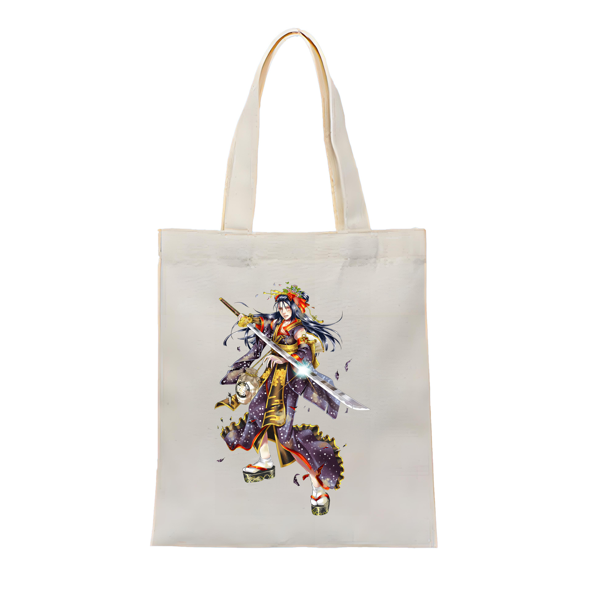 （画像用） 刀剣乱舞 Touken Ranbu 縦型キャンバス生地手提げバッグ　トートバッグ