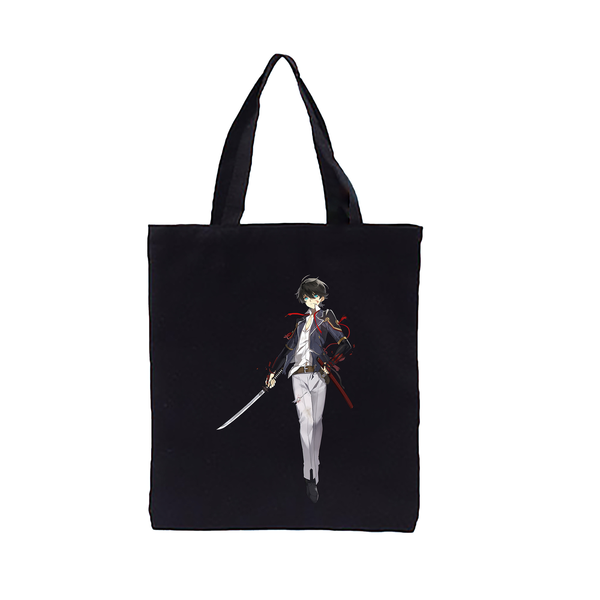 （画像用） 刀剣乱舞 Touken Ranbu 縦型キャンバス生地手提げバッグ　トートバッグ