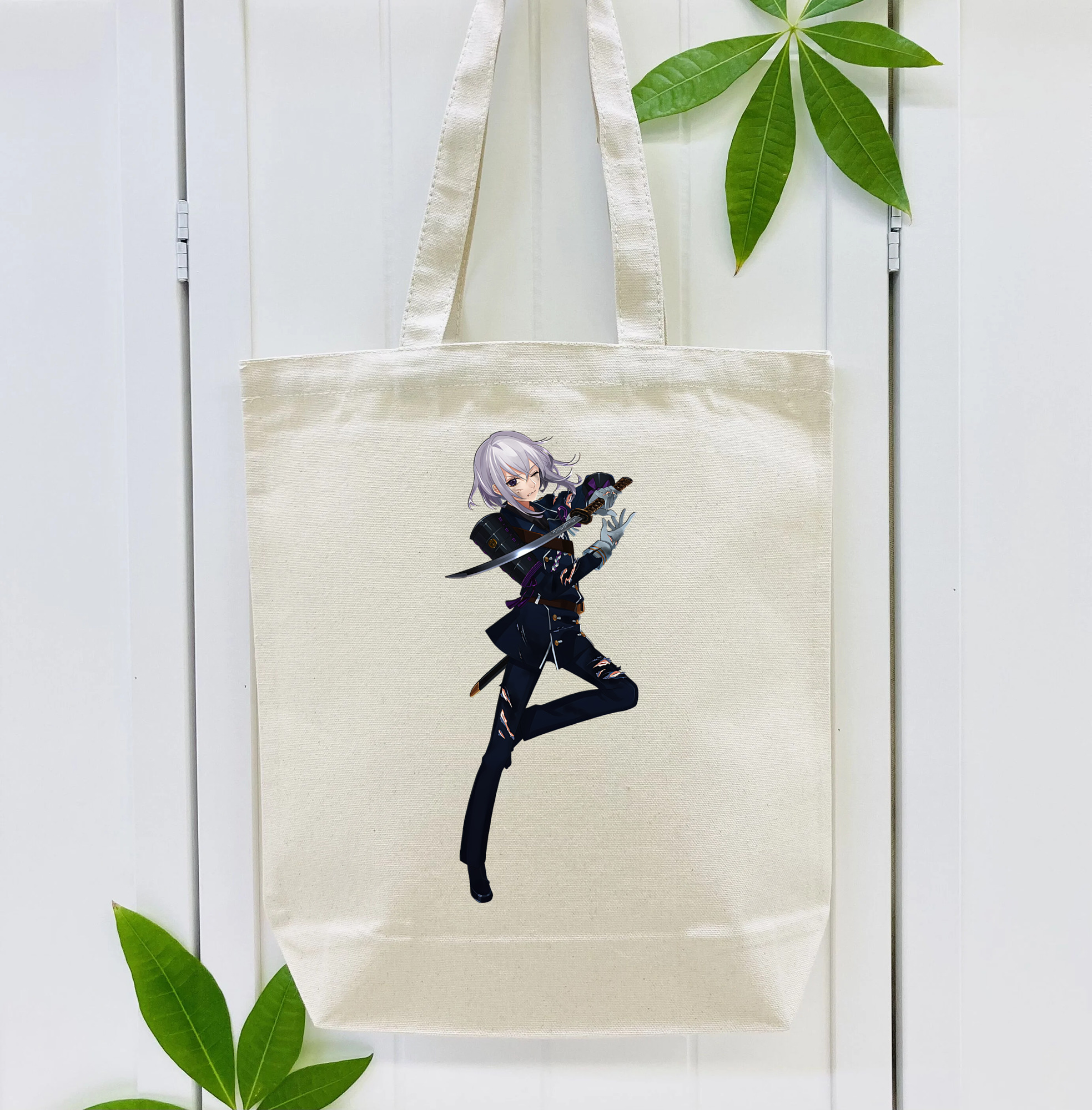 刀剣乱舞 Touken Ranbu 縦型キャンバス生地手提げバッグ　トートバッグ