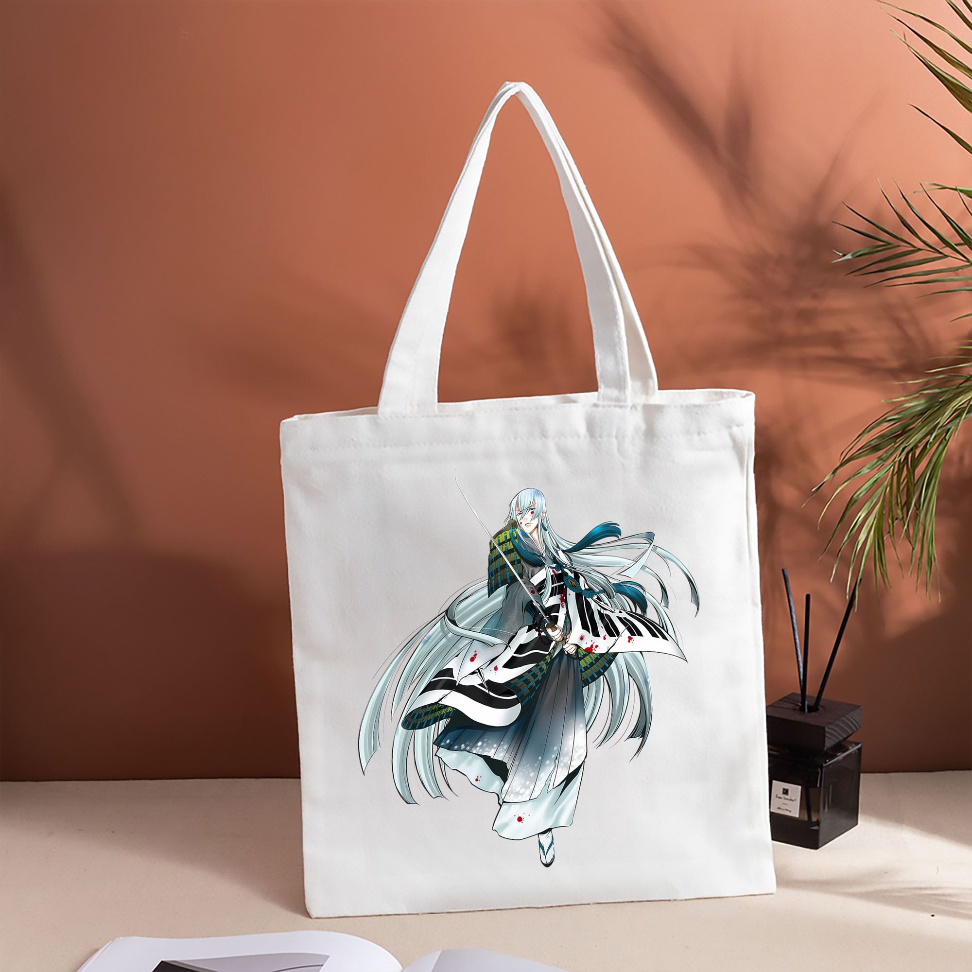 刀剣乱舞 Touken Ranbu 縦型キャンバス生地手提げバッグ　トートバッグ