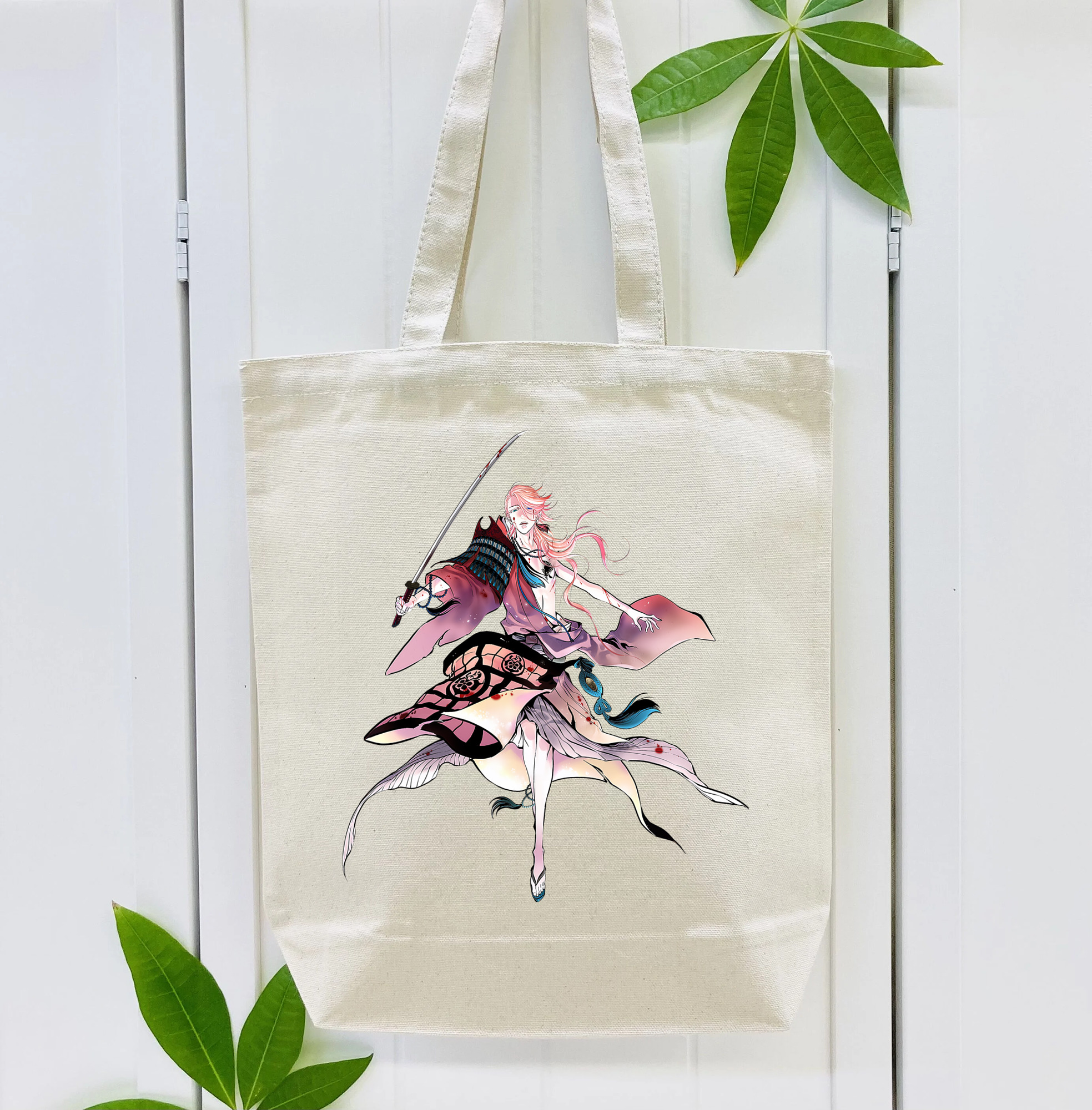 刀剣乱舞 Touken Ranbu 縦型キャンバス生地手提げバッグ　トートバッグ