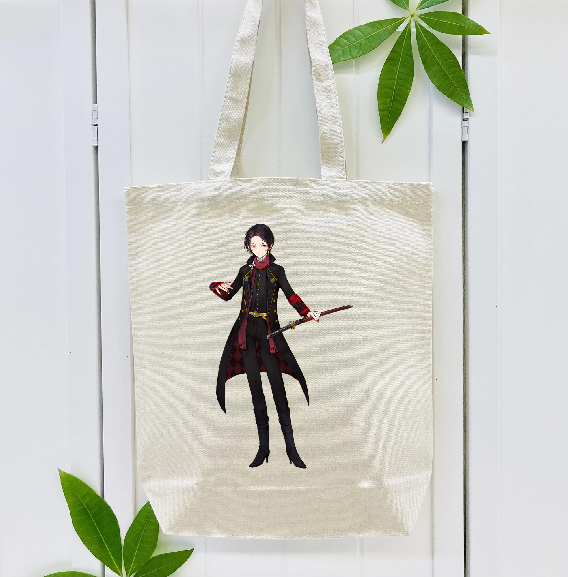 刀剣乱舞 Touken Ranbu 縦型キャンバス生地手提げバッグ　トートバッグ