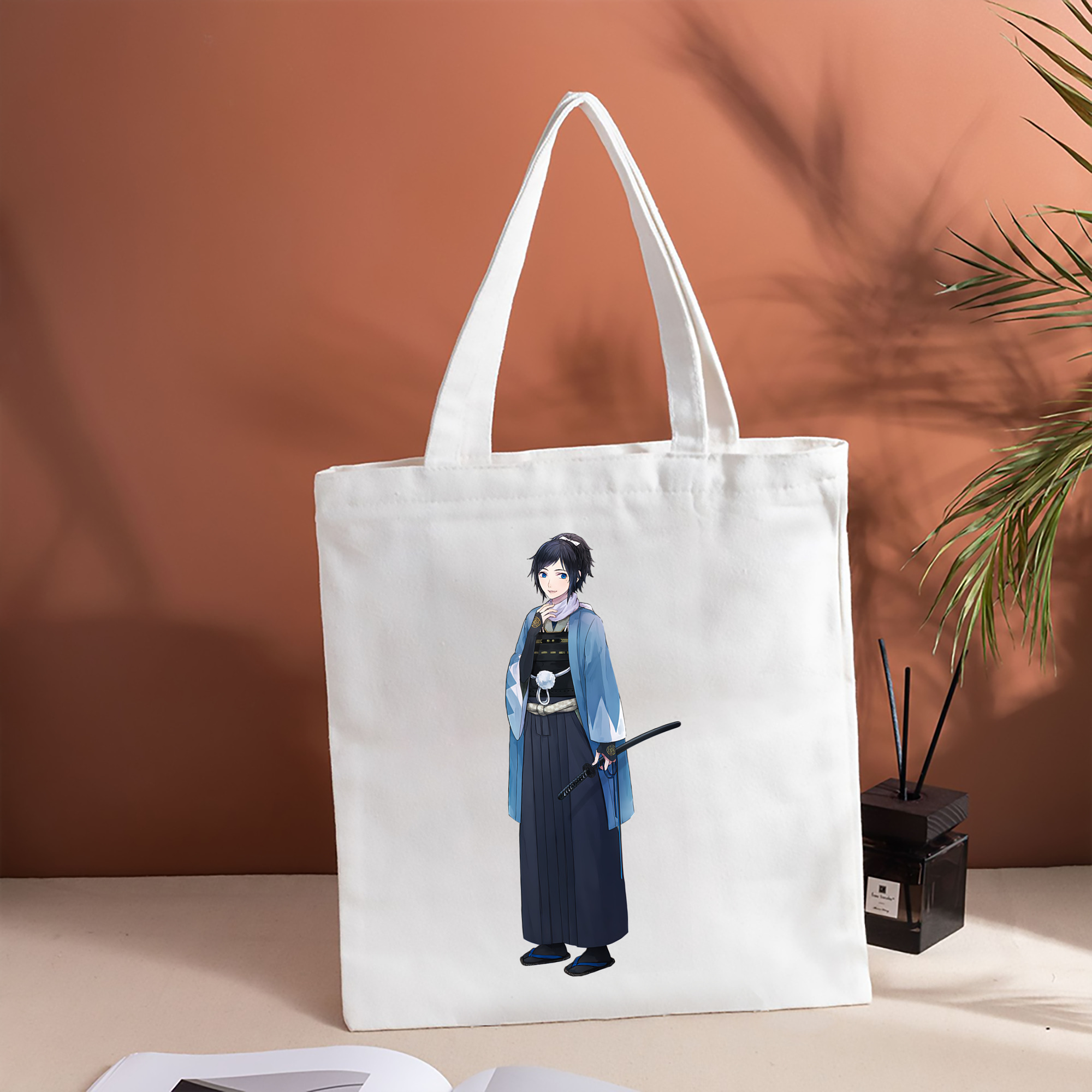 刀剣乱舞 Touken Ranbu 縦型キャンバス生地手提げバッグ　トートバッグ