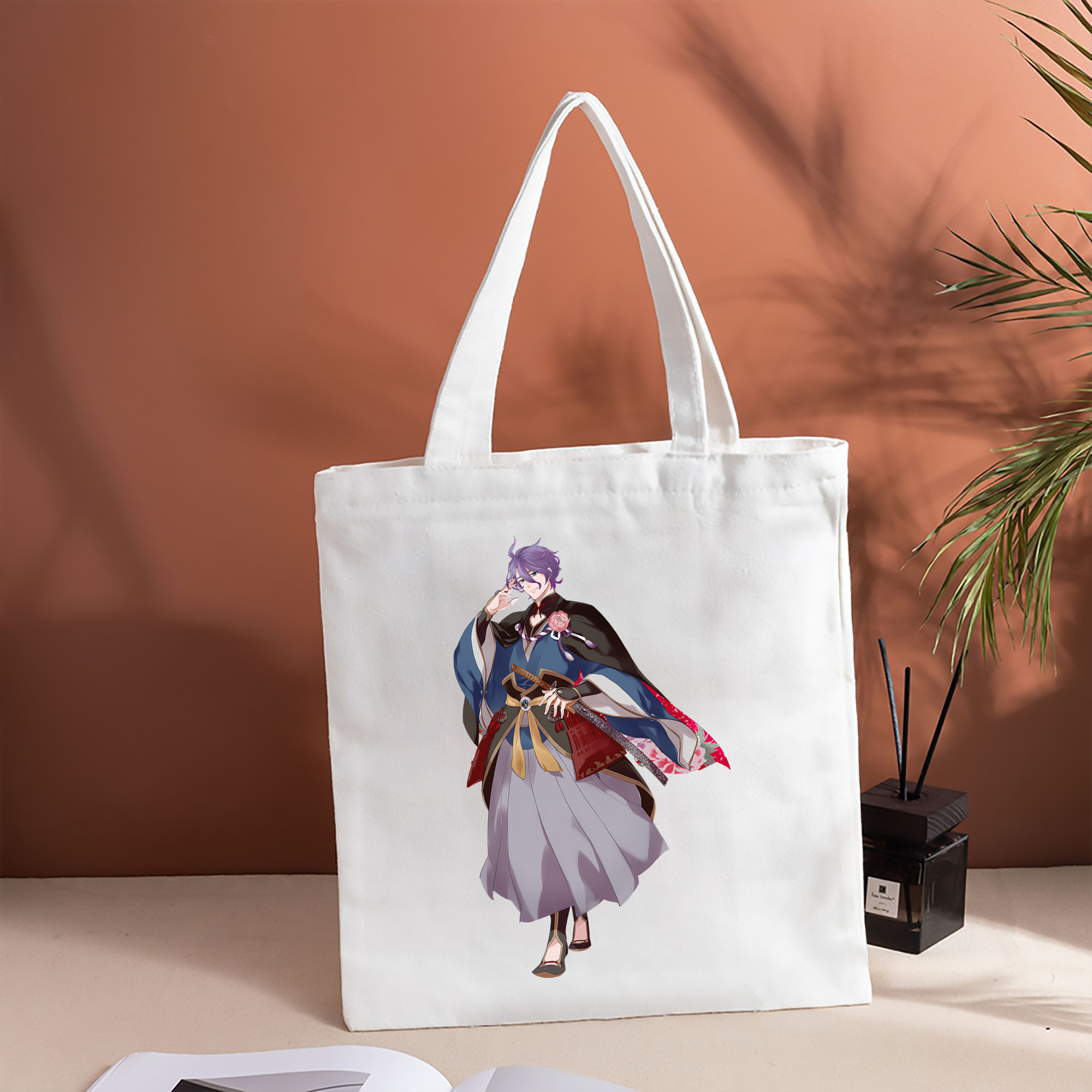 刀剣乱舞 Touken Ranbu 縦型キャンバス生地手提げバッグ　トートバッグ