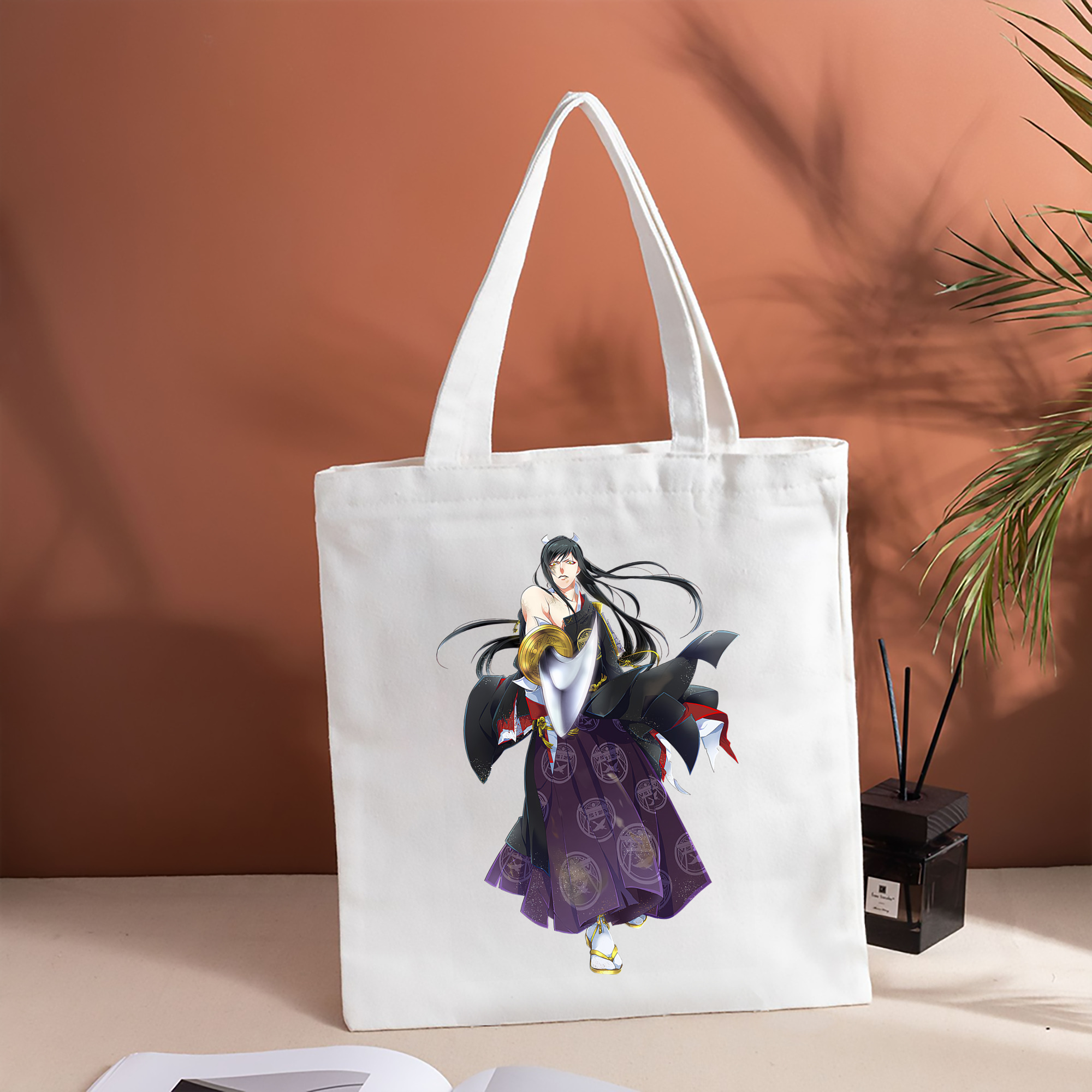 刀剣乱舞 Touken Ranbu 縦型キャンバス生地手提げバッグ　トートバッグ