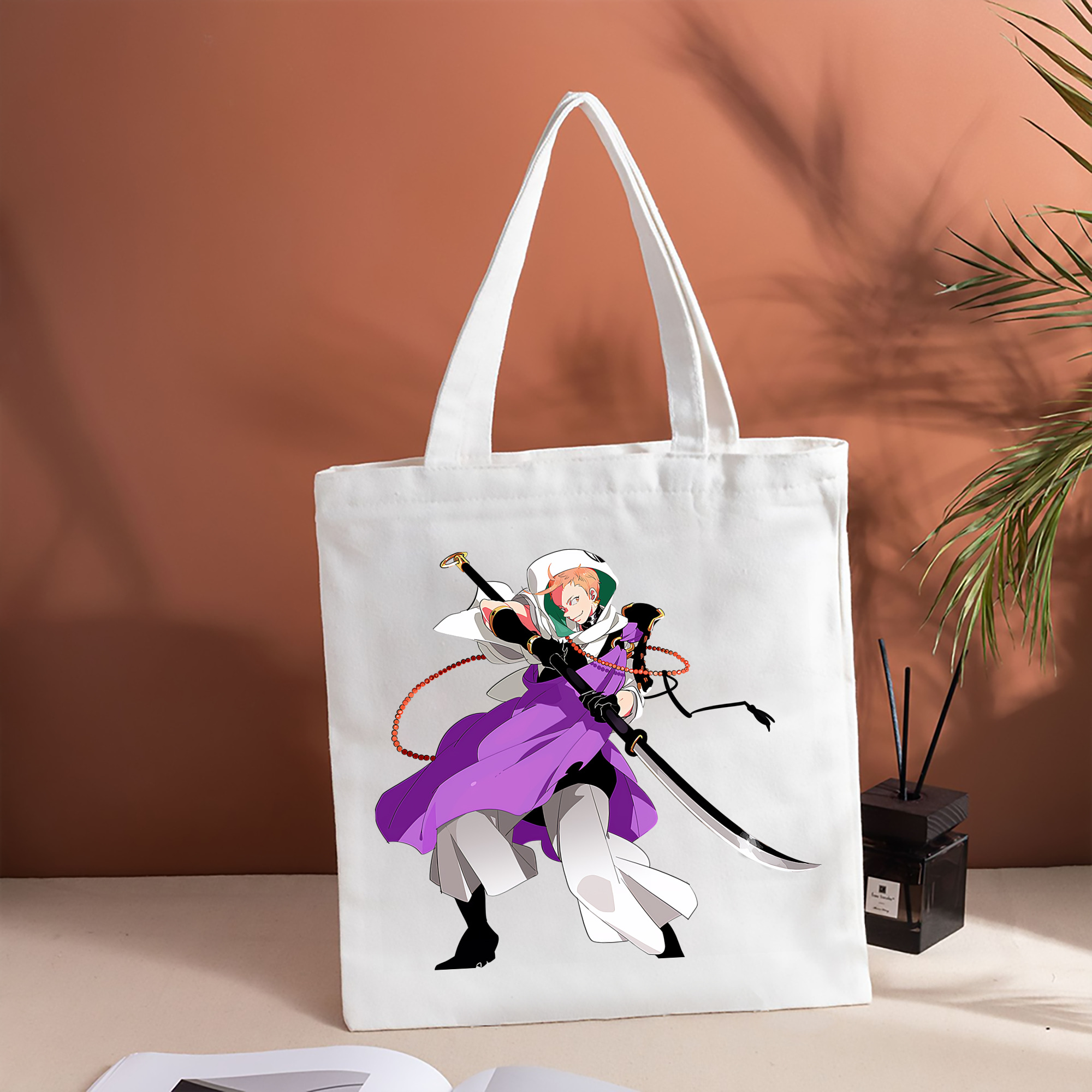 刀剣乱舞 Touken Ranbu 縦型キャンバス生地手提げバッグ　トートバッグ