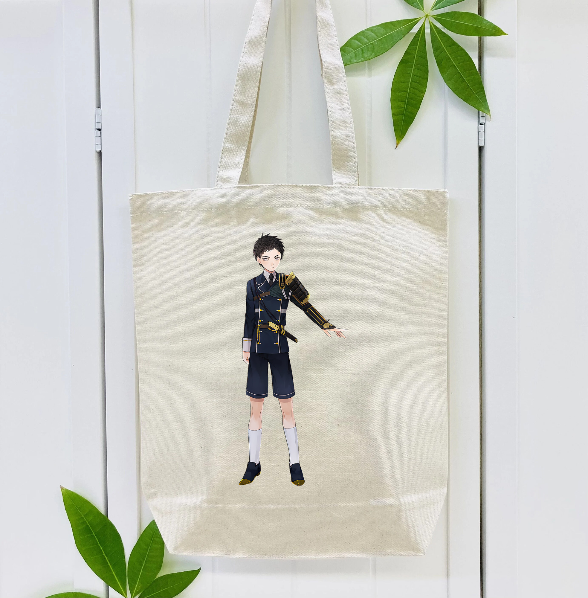 刀剣乱舞 Touken Ranbu 縦型キャンバス生地手提げバッグ　トートバッグ