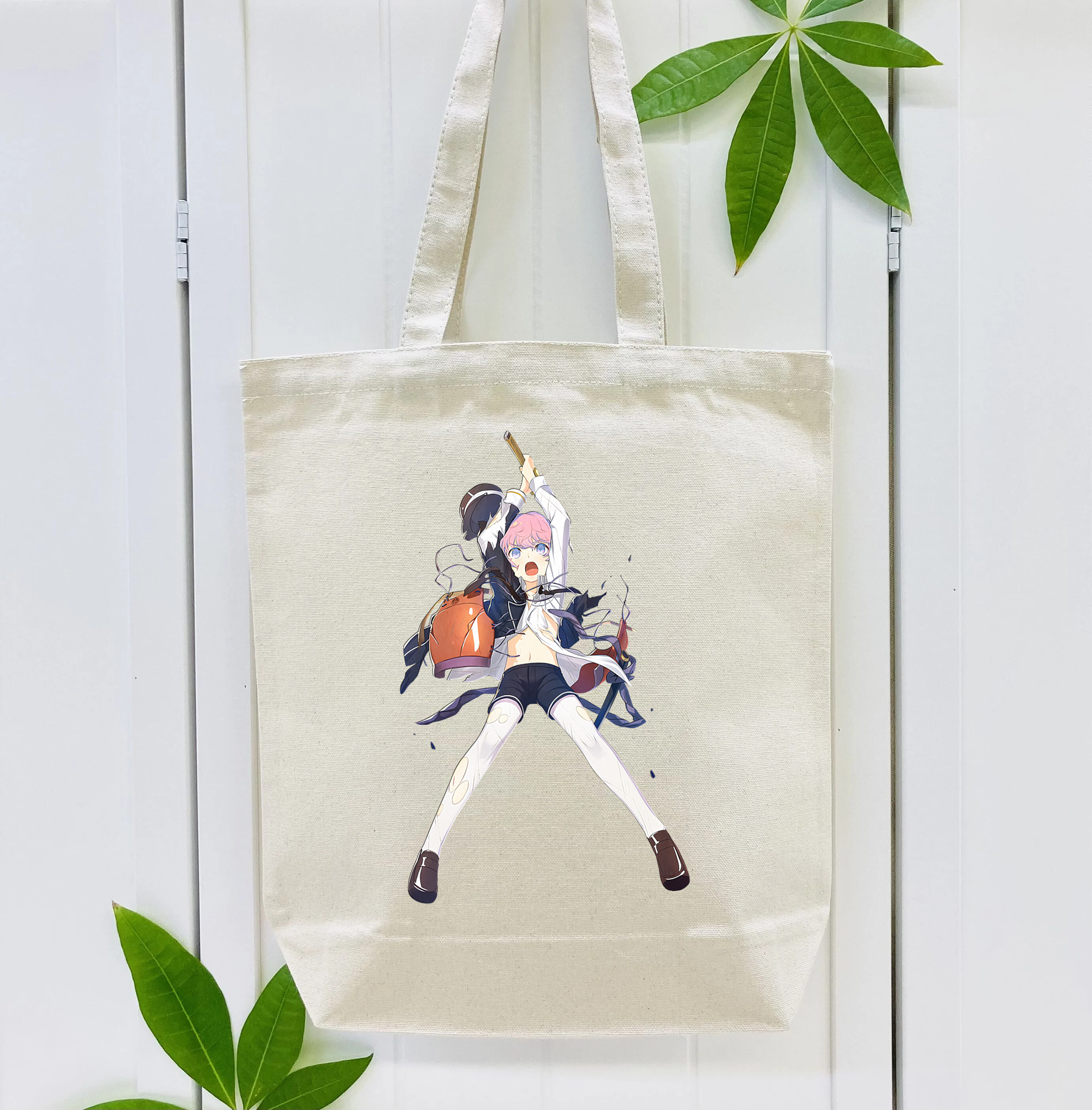 刀剣乱舞 Touken Ranbu 縦型キャンバス生地手提げバッグ　トートバッグ