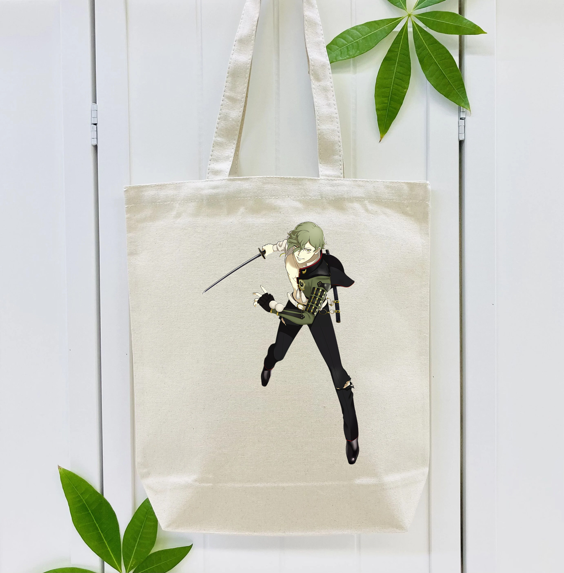 刀剣乱舞 Touken Ranbu 縦型キャンバス生地手提げバッグ　トートバッグ