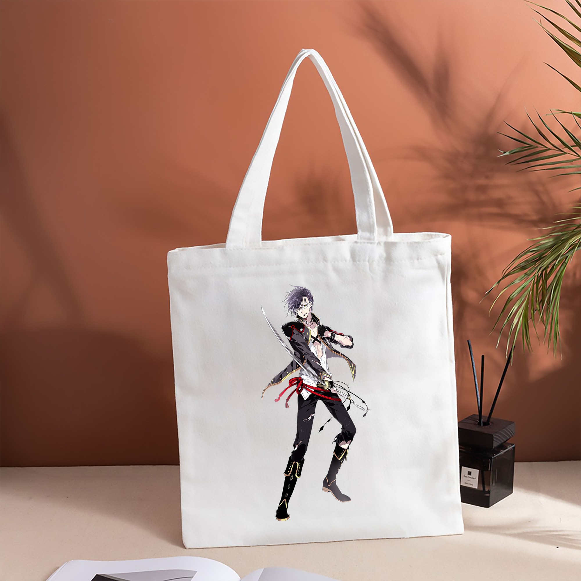 刀剣乱舞 Touken Ranbu 縦型キャンバス生地手提げバッグ　トートバッグ