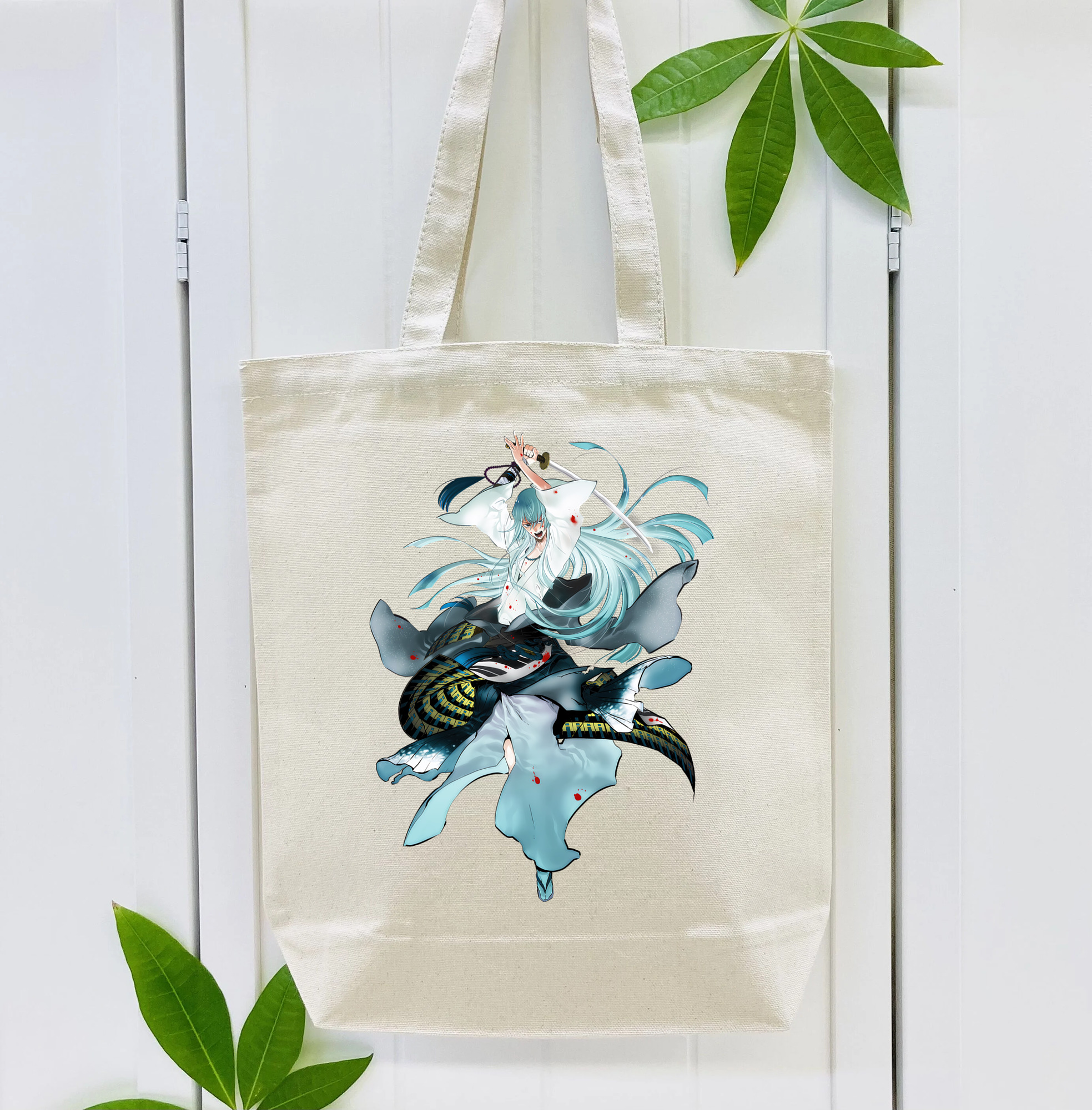 刀剣乱舞 Touken Ranbu 縦型キャンバス生地手提げバッグ　トートバッグ