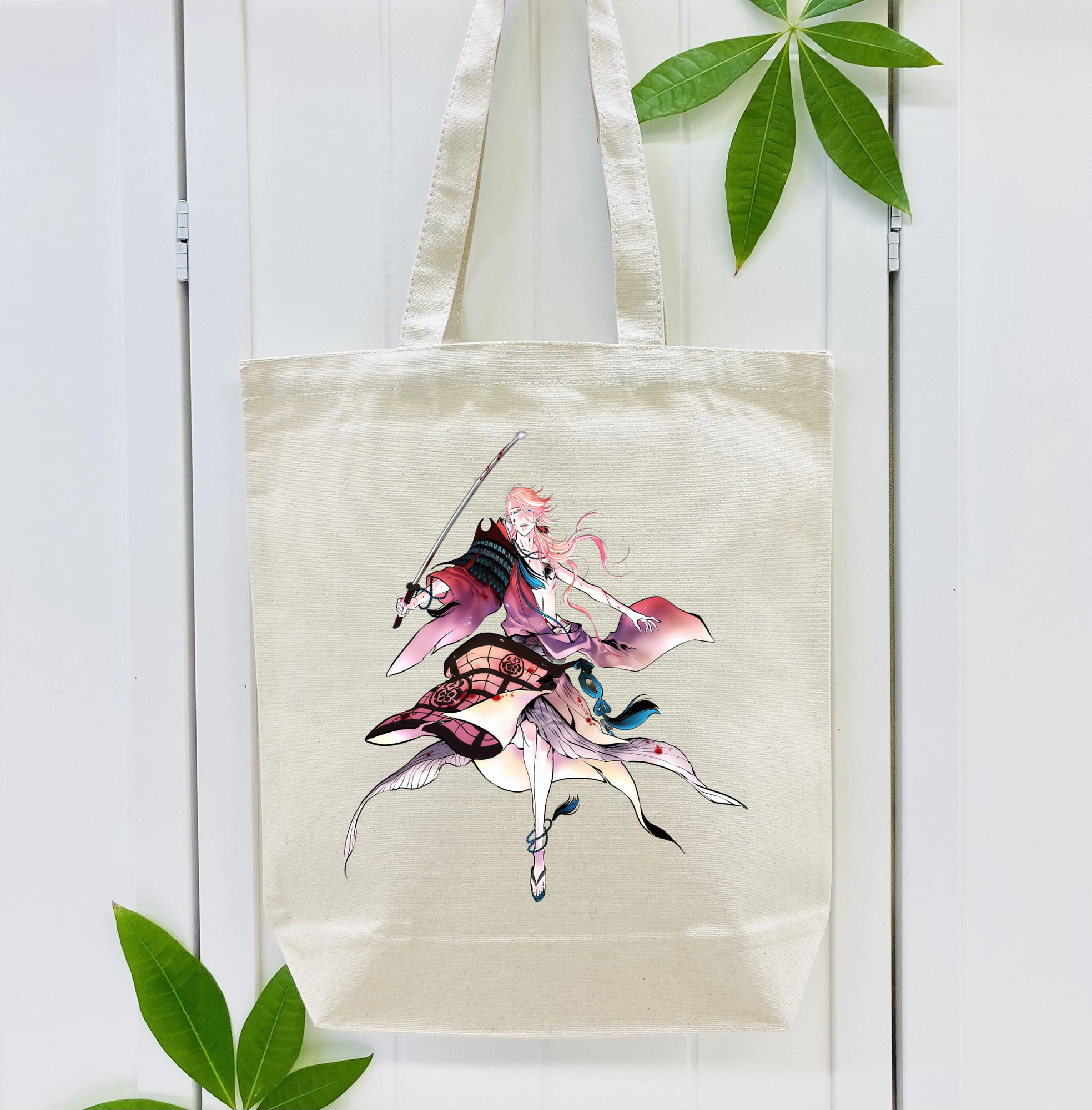 刀剣乱舞 Touken Ranbu 縦型キャンバス生地手提げバッグ　トートバッグ
