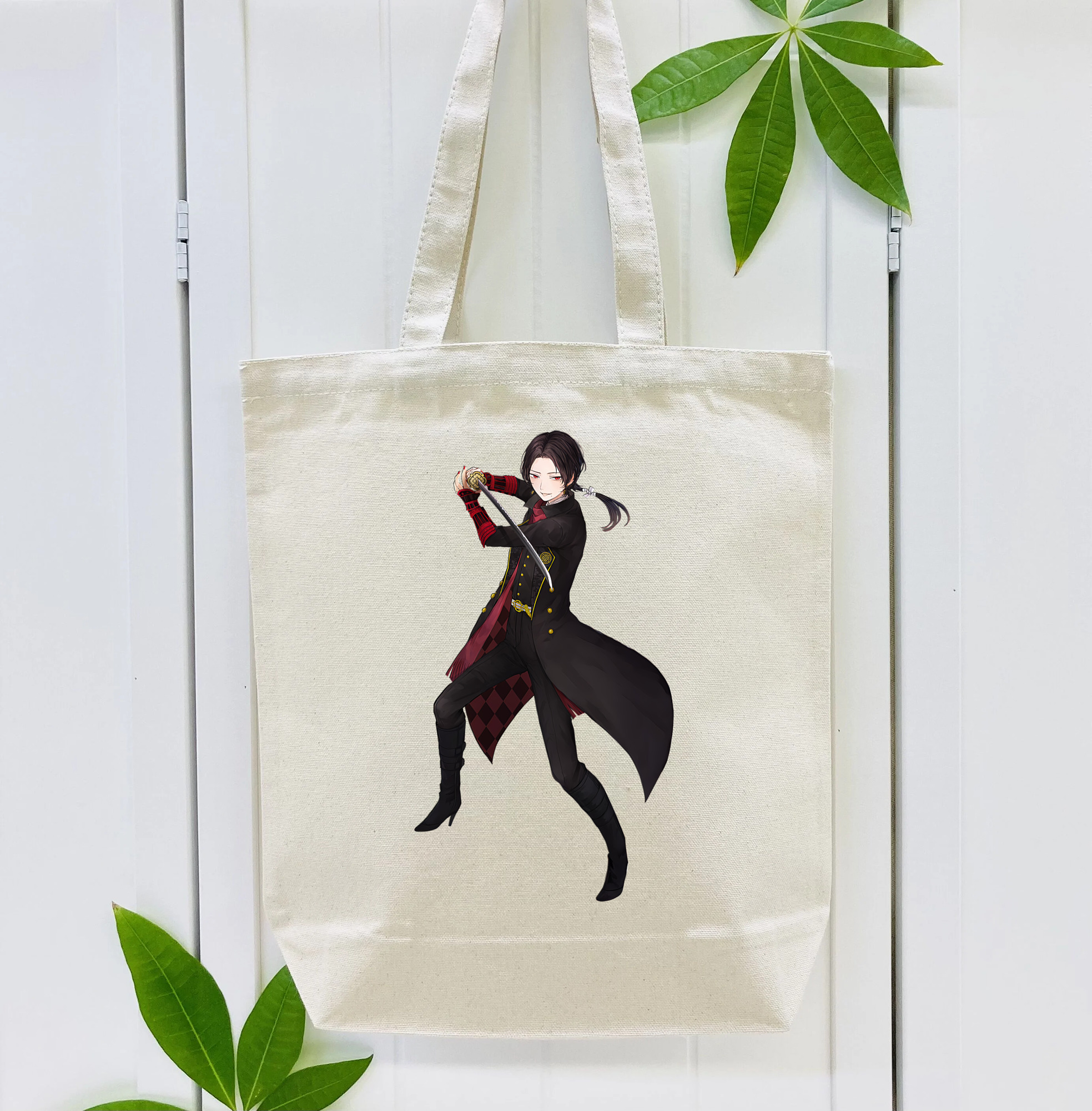 刀剣乱舞 Touken Ranbu 縦型キャンバス生地手提げバッグ　トートバッグ