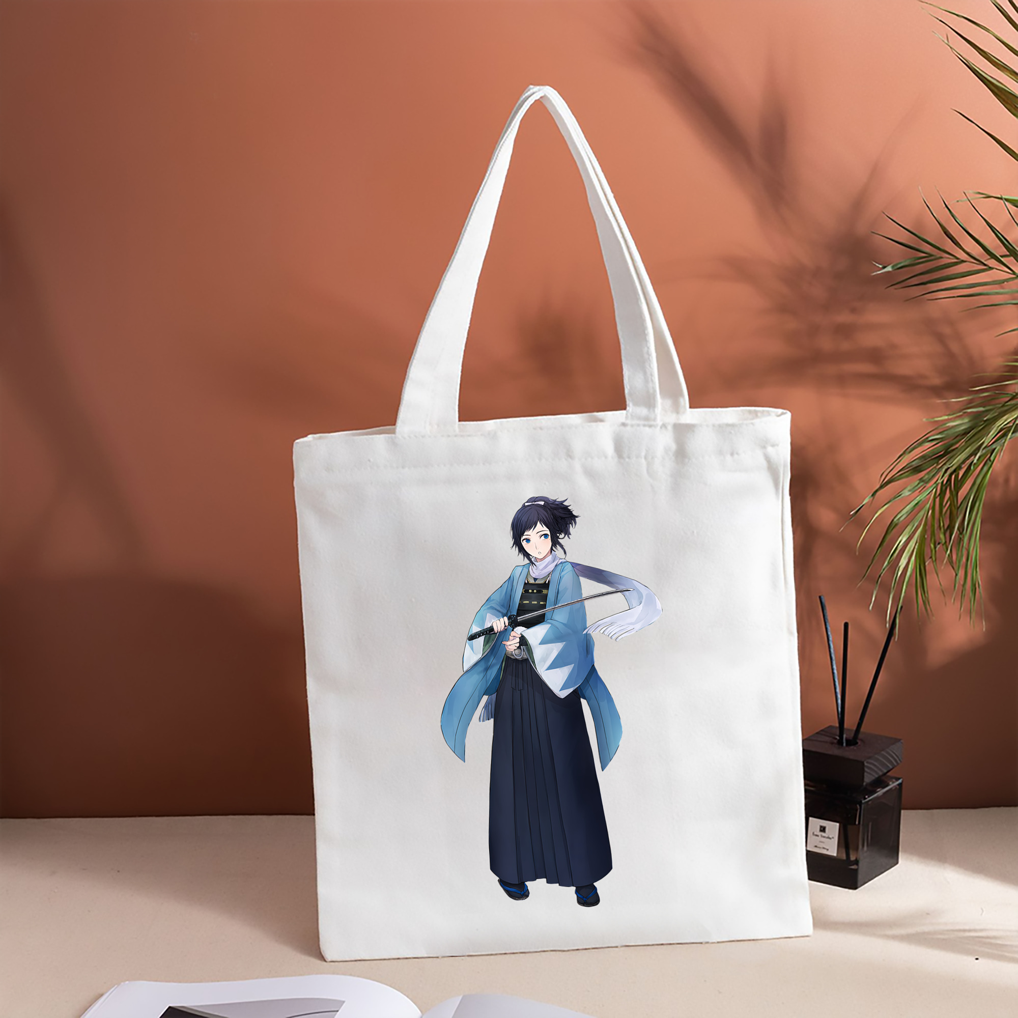 刀剣乱舞 Touken Ranbu 縦型キャンバス生地手提げバッグ　トートバッグ