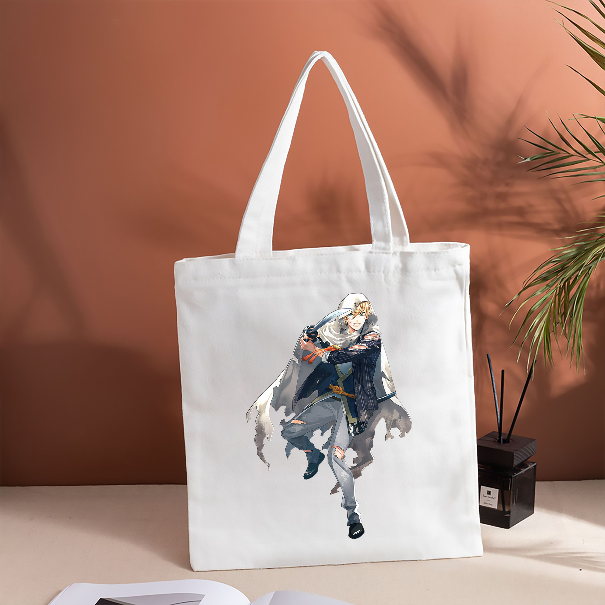 刀剣乱舞 Touken Ranbu 縦型キャンバス生地手提げバッグ　トートバッグ