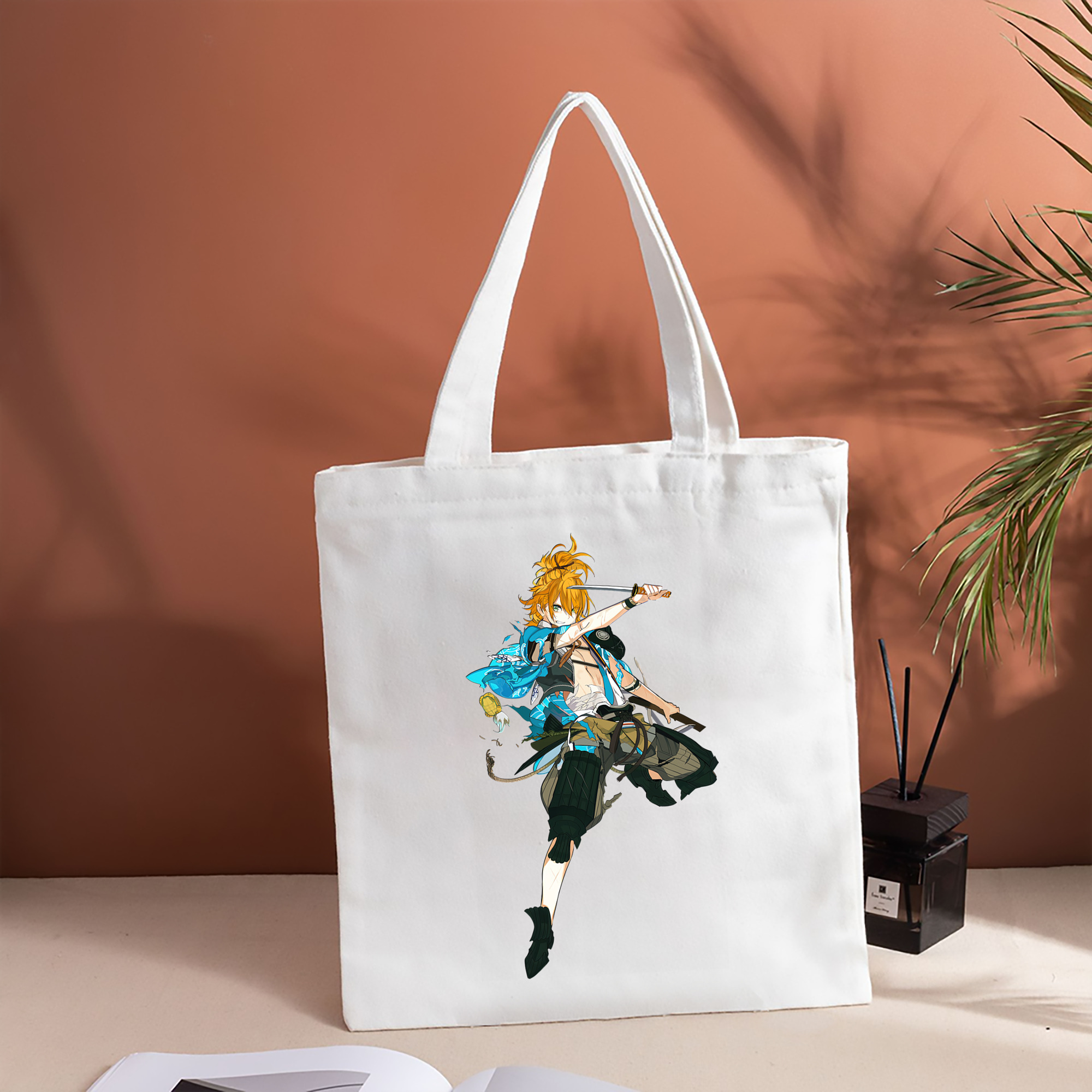刀剣乱舞 Touken Ranbu 縦型キャンバス生地手提げバッグ　トートバッグ