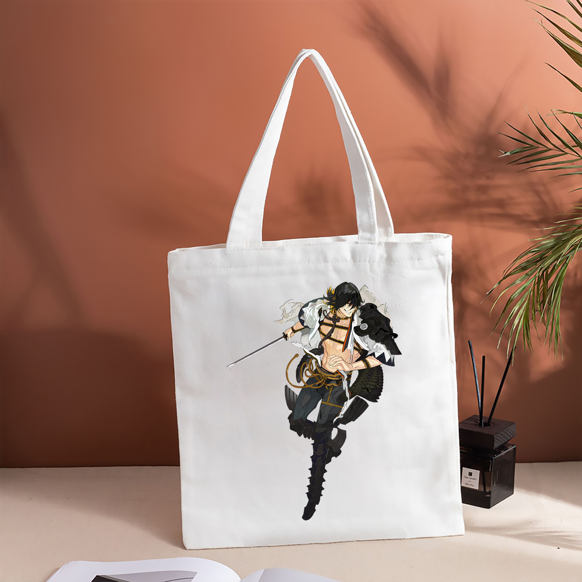 刀剣乱舞 Touken Ranbu 縦型キャンバス生地手提げバッグ　トートバッグ
