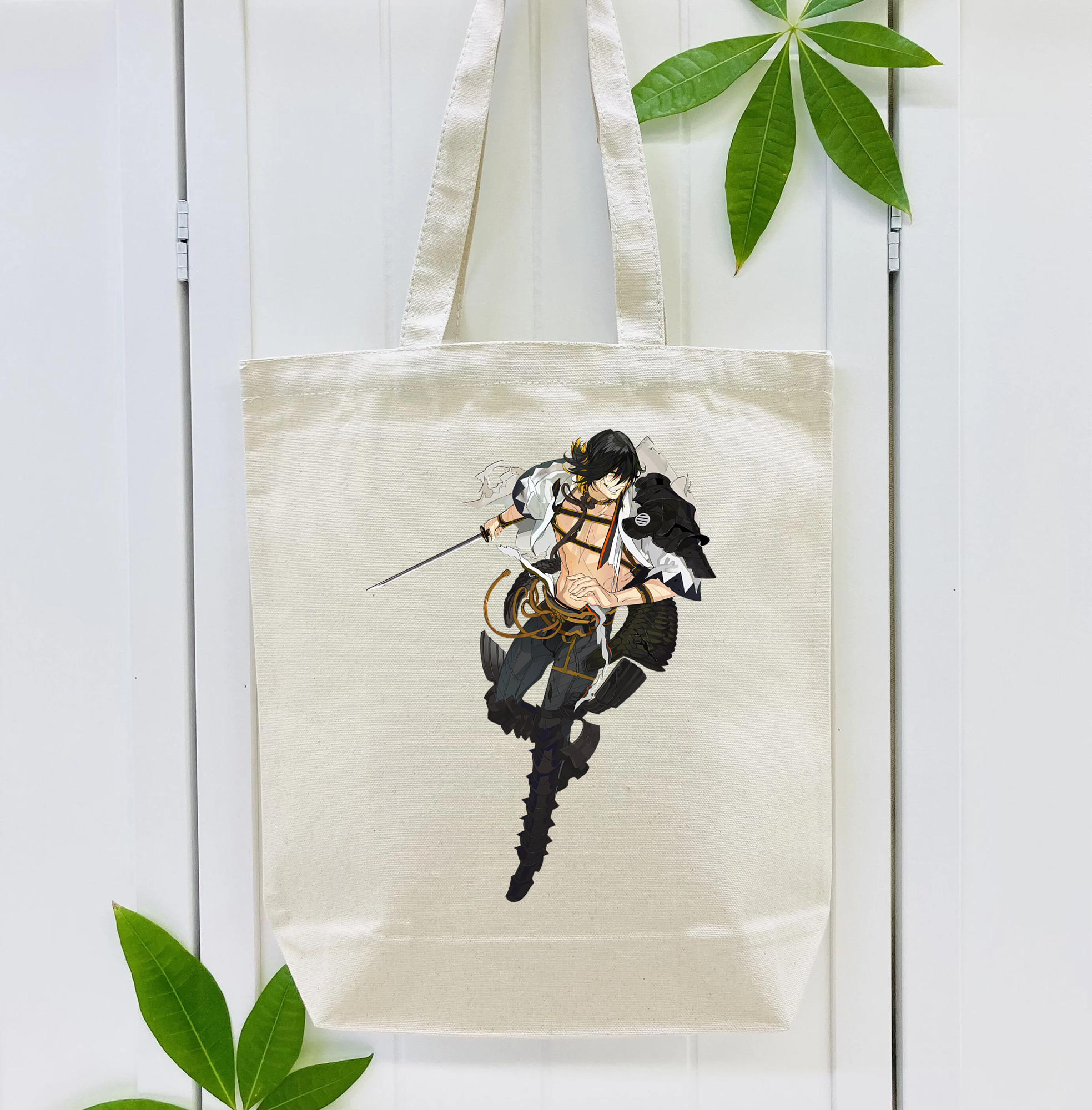刀剣乱舞 Touken Ranbu 縦型キャンバス生地手提げバッグ　トートバッグ