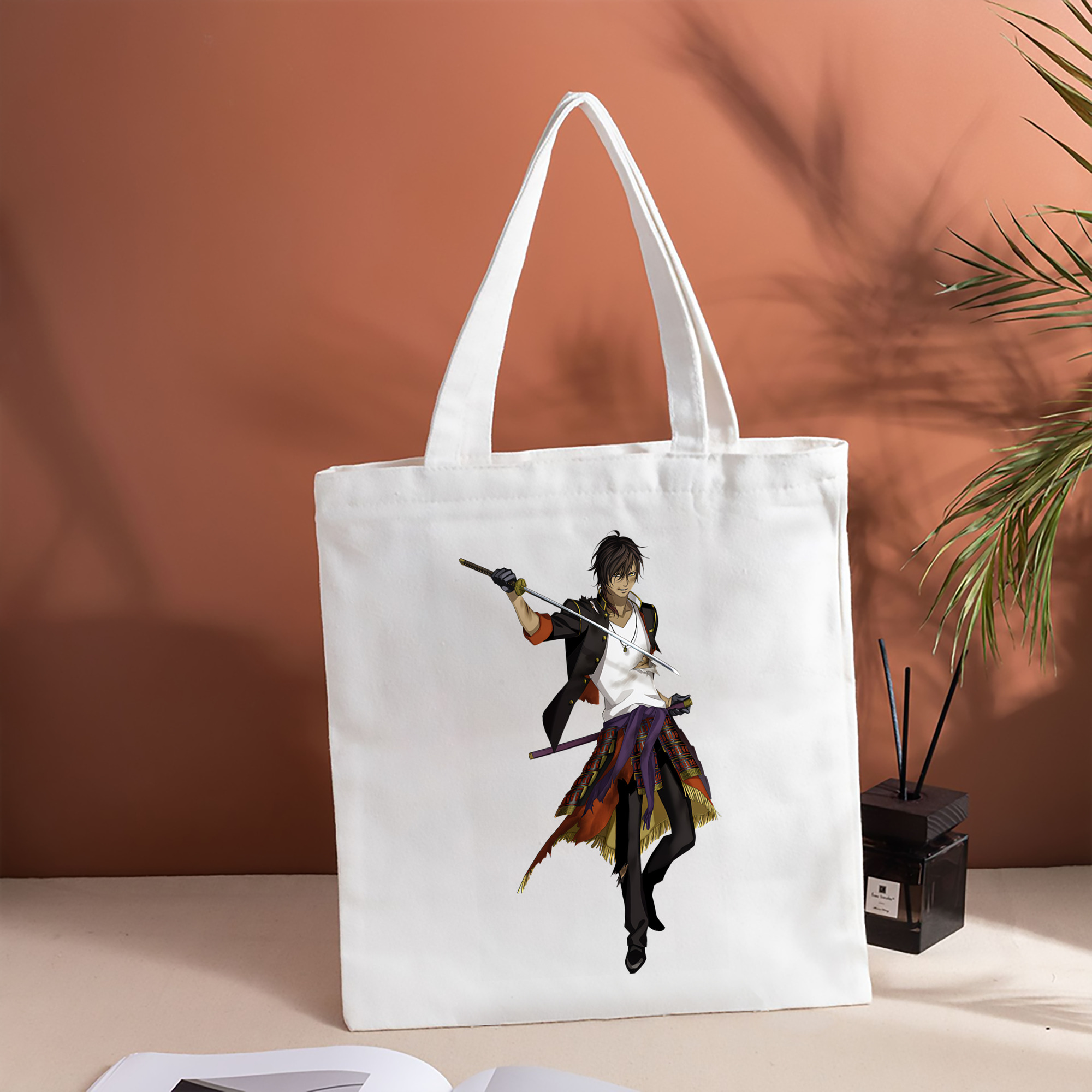 刀剣乱舞 Touken Ranbu 縦型キャンバス生地手提げバッグ　トートバッグ