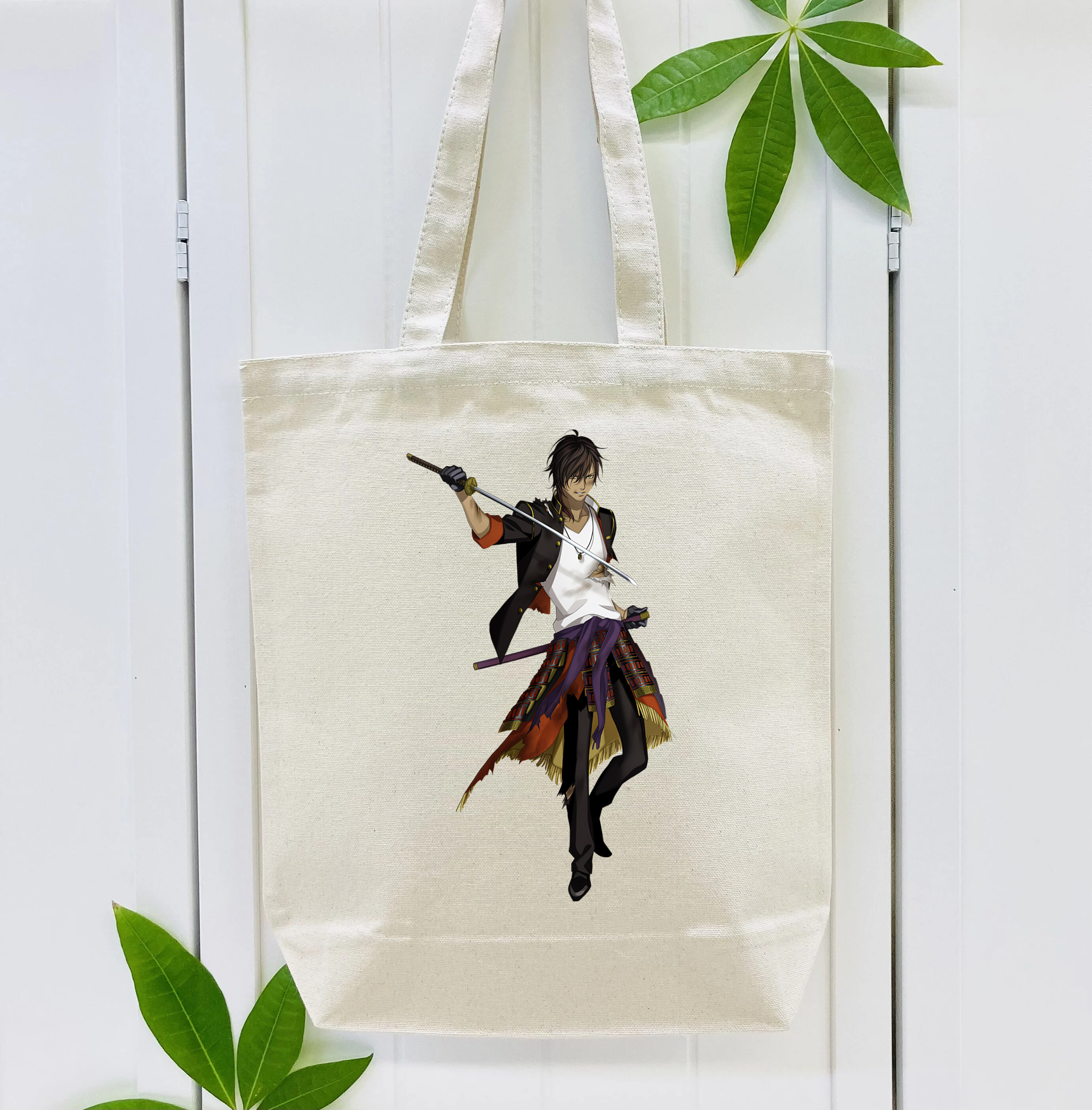 刀剣乱舞 Touken Ranbu 縦型キャンバス生地手提げバッグ　トートバッグ