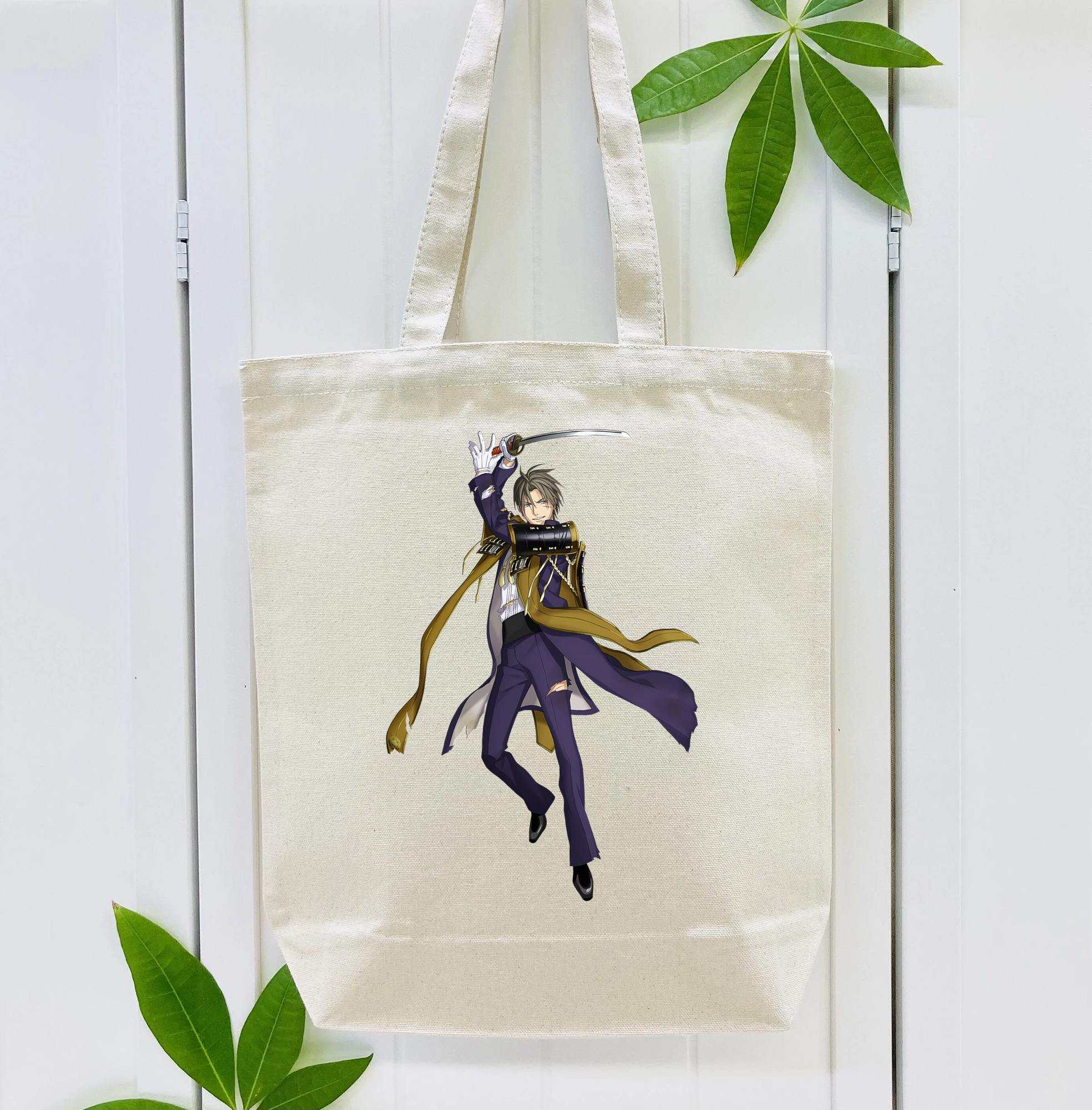刀剣乱舞 Touken Ranbu 縦型キャンバス生地手提げバッグ　トートバッグ