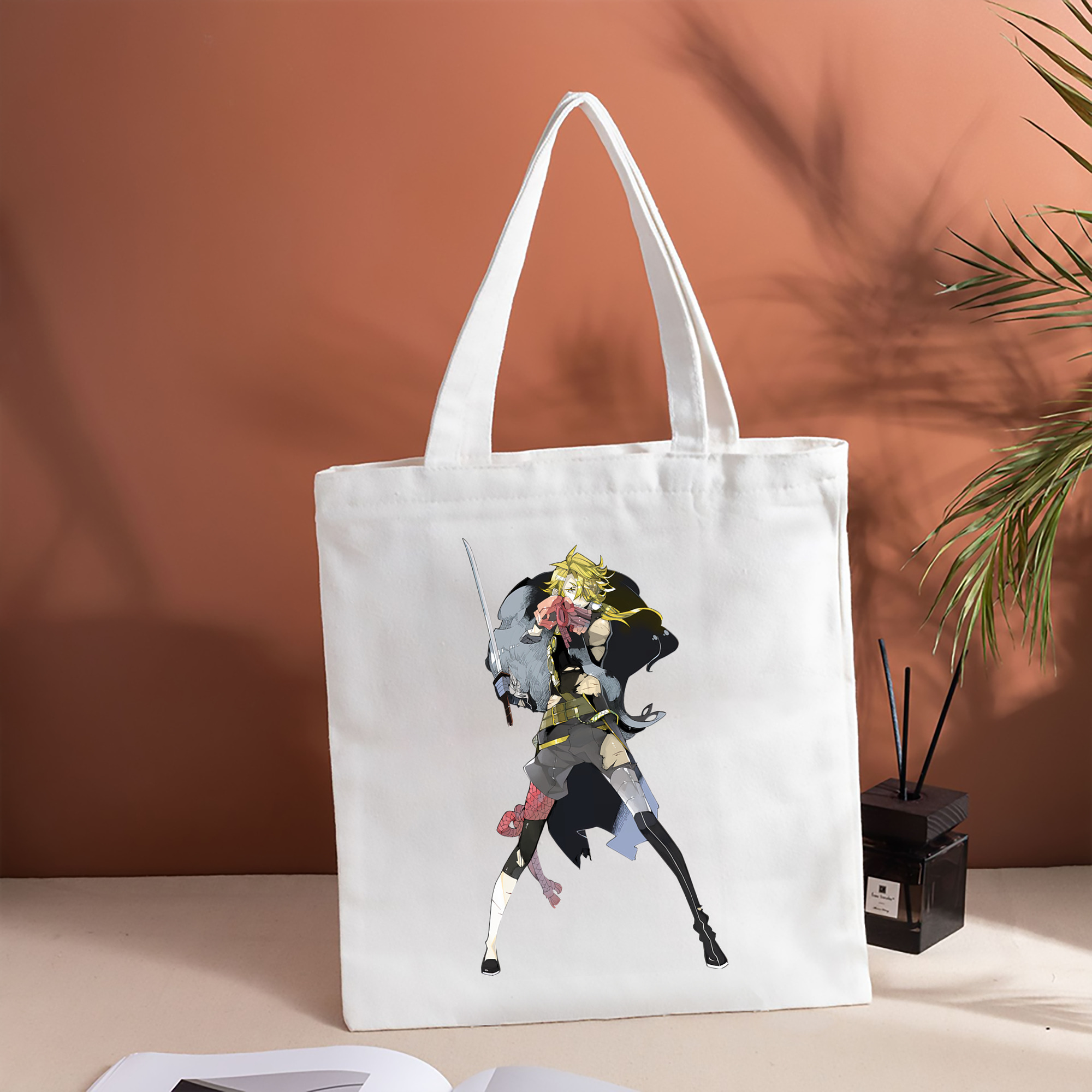 刀剣乱舞 Touken Ranbu 縦型キャンバス生地手提げバッグ　トートバッグ